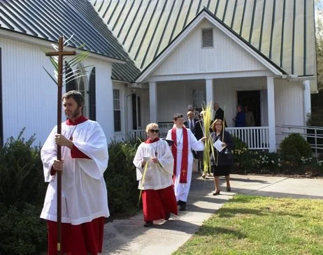 Palm Sunday procession