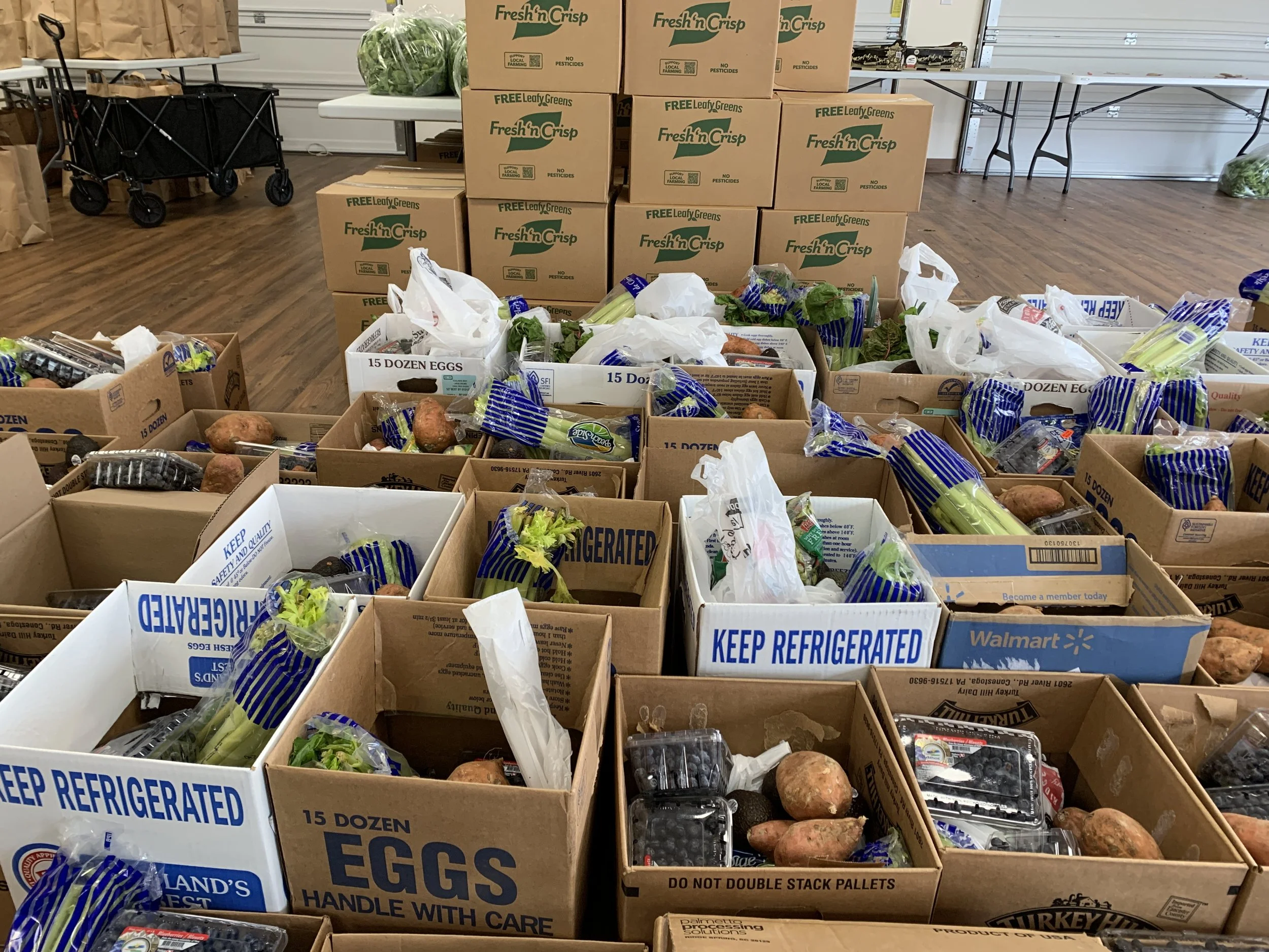 Food Pantry preparation