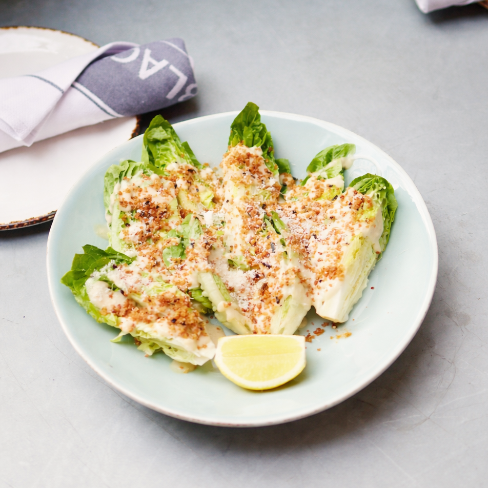 Gem Lettuce Caesar Salad