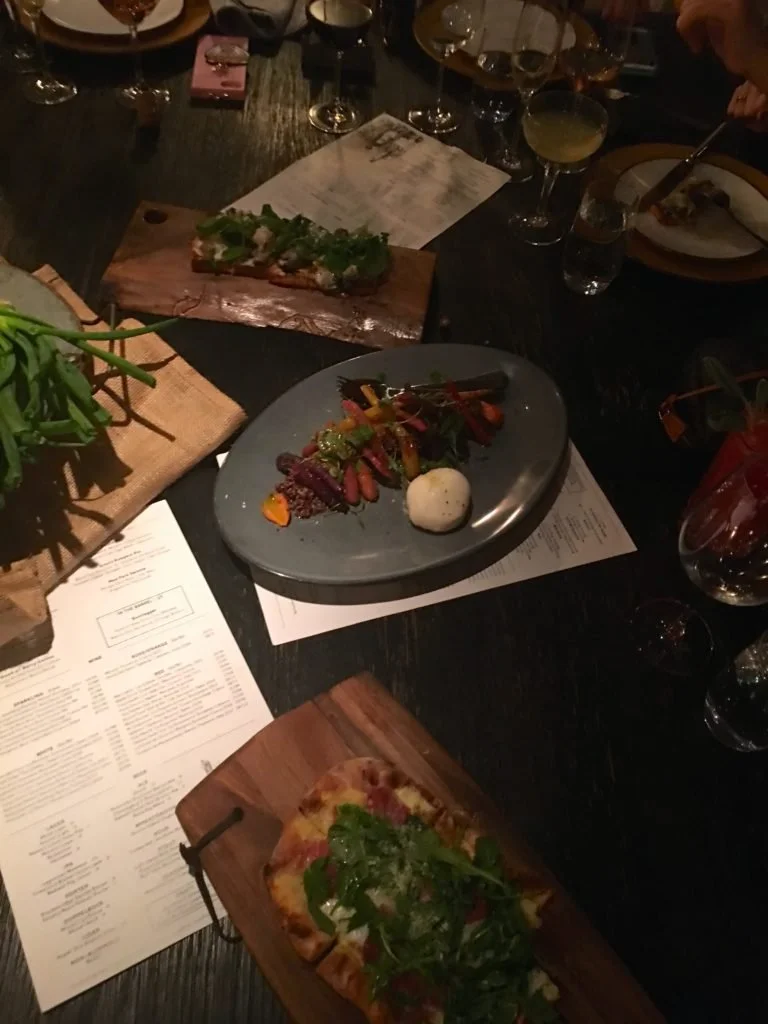 Private Dinner Party Spread at BLACKBARN Restaurant