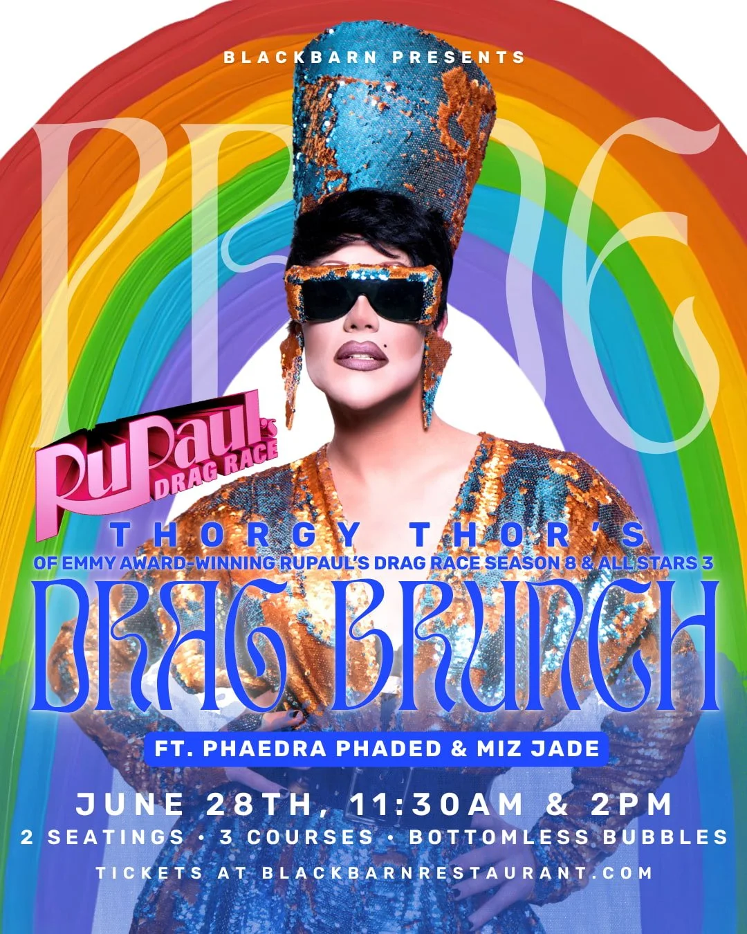 Drag Brunch with Thorgy Thor at BLACKBARN, NoMad