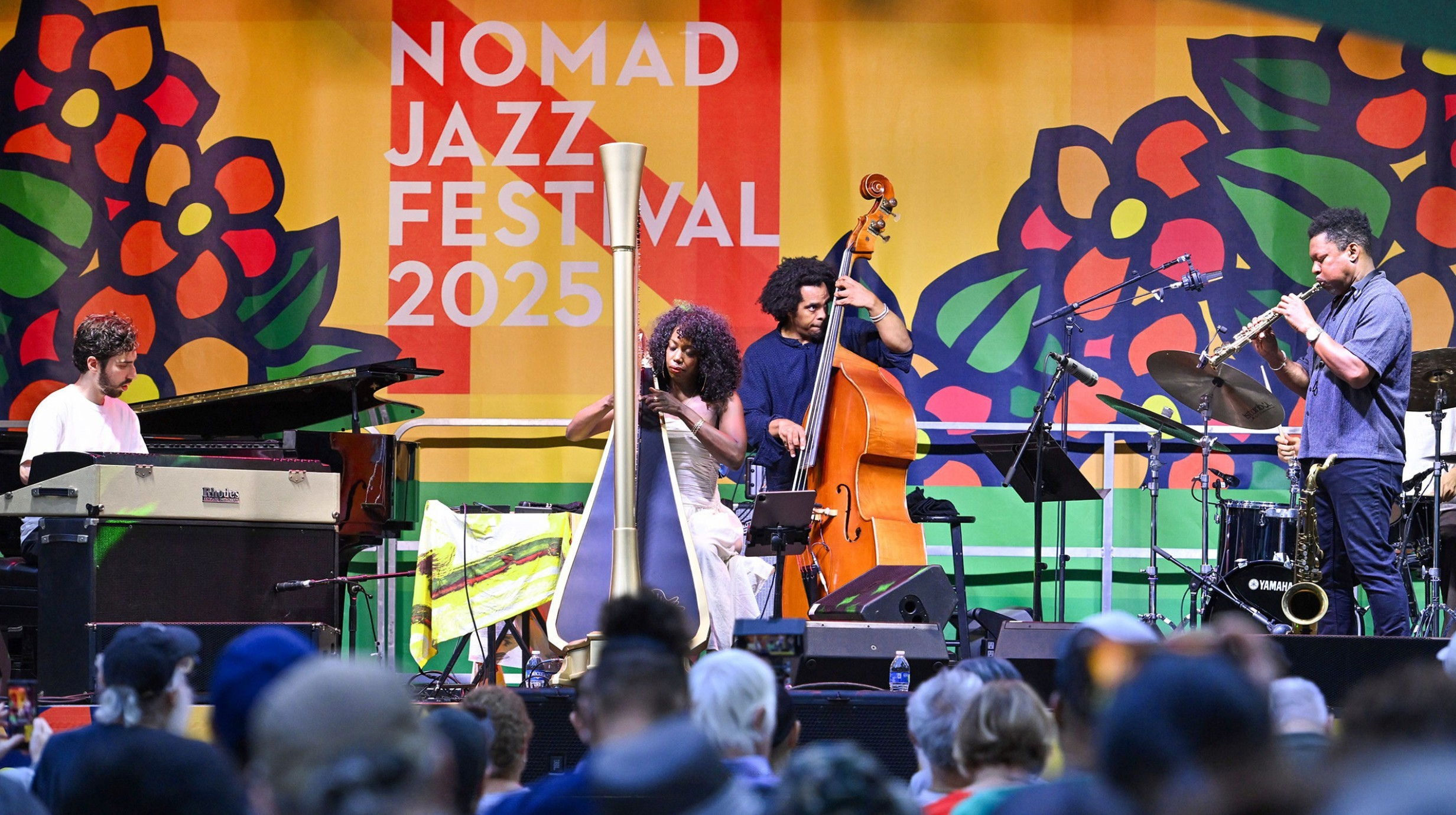 Ravi Coltrane Performing in Madison Square Park at the NoMad Jazz Festival