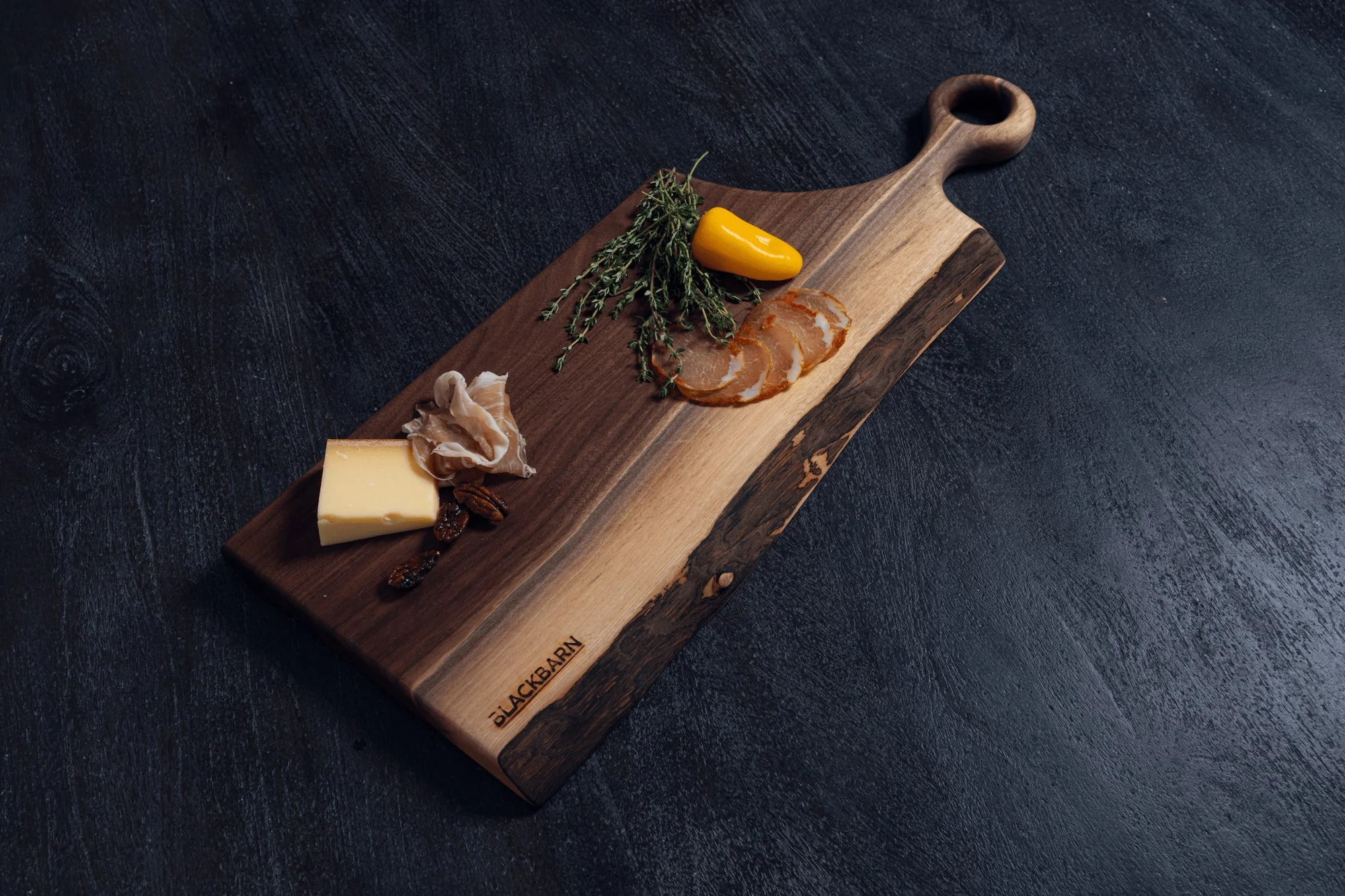 Live Edge Charcuterie Board