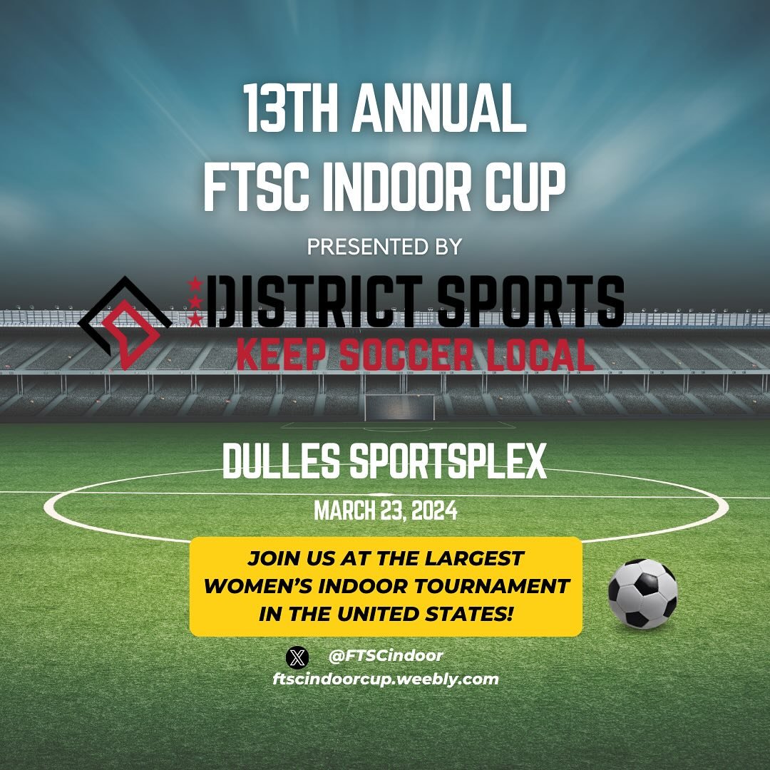 Hey FTSC Fam! 👋🏽 Join us at the largest women&rsquo;s indoor tournament in the United States! 🤩🏟️ This event will consist of Four Divisions- upper open, lower open, masters lower, masters upper and consist of 3 fields and 280 athletes competing o