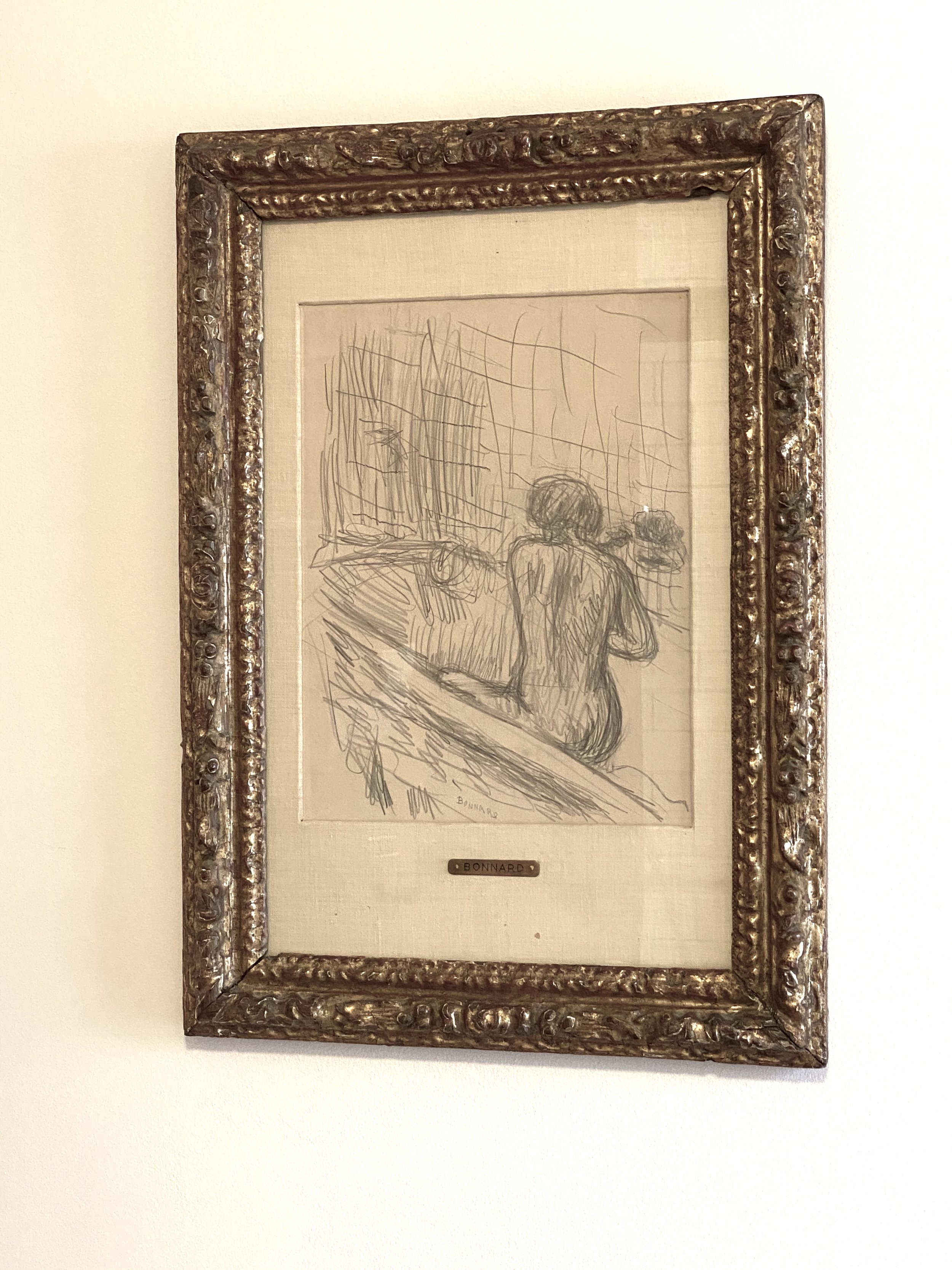  Pierre Bonnard (1867–1947), La Toilette, c.1919, Pencil on paper 