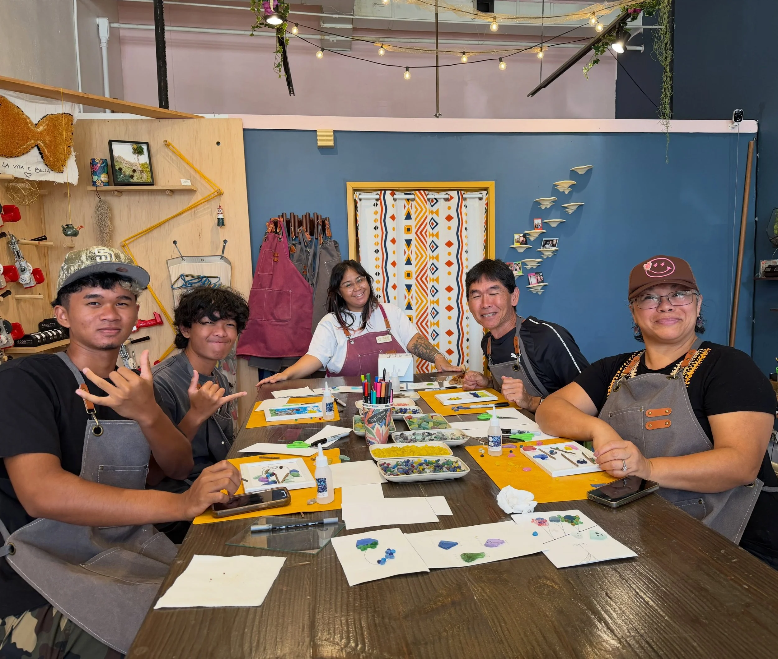 Omine ʻOhana Fun Day (part 1) &bull; June 20, 2026 💛✨

Kimberly loves creating, and her boys love having nature, sports, and having fun - so we planned a day that reflected their family perfectly.

We started with grabbing them breakfast and pastrie