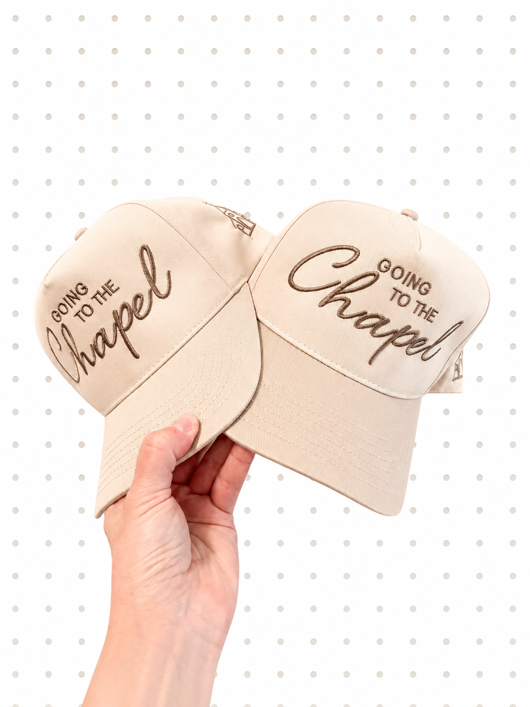 Going to the Chapel Embroidered Trucker Hat