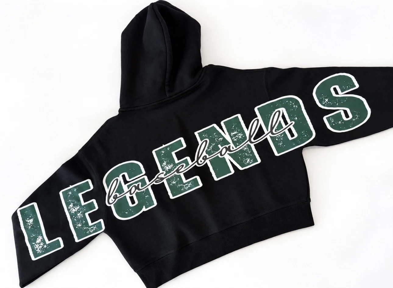 HOODIE Distressed Big Back Design