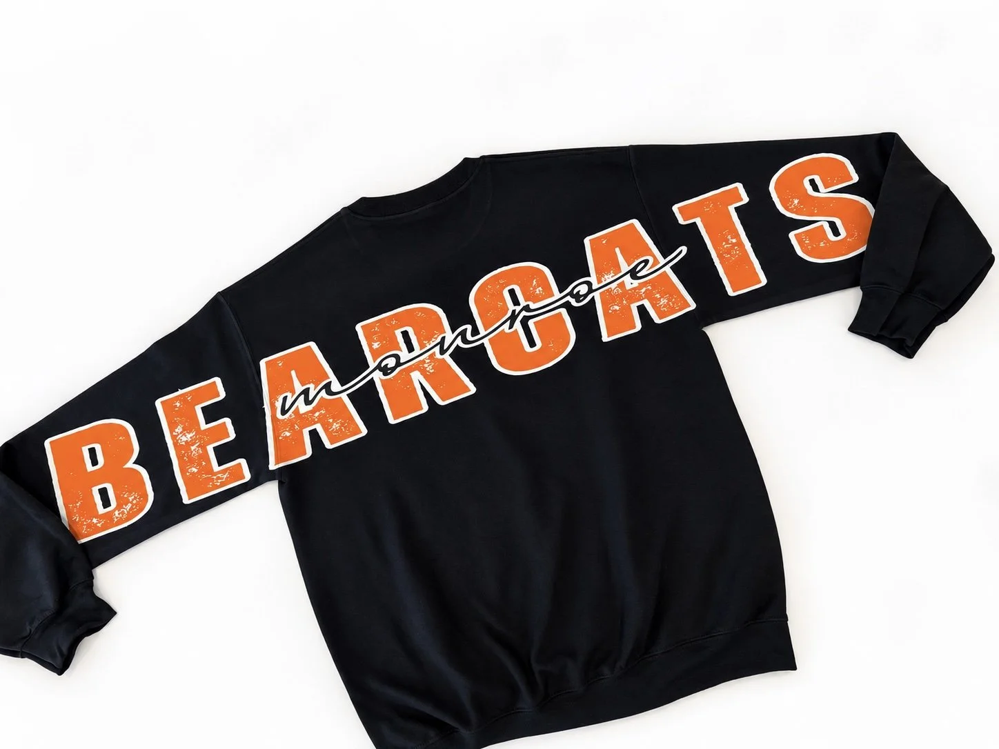 CREWNECK Distressed Big Back Design