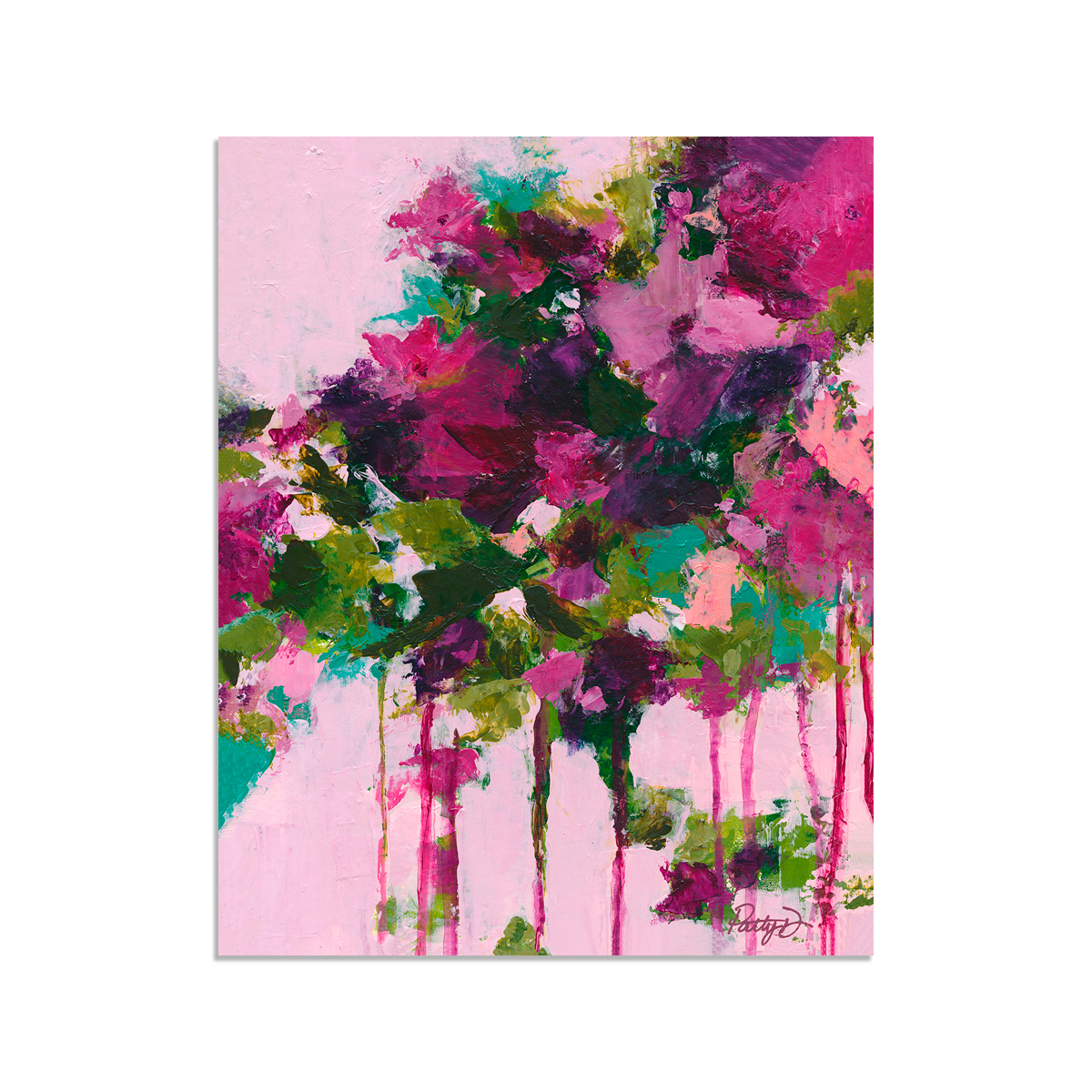 Red Ever After Floral 8x10x1.5