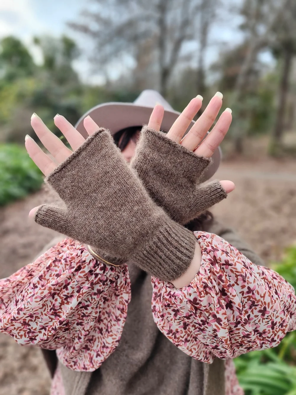 Handmade Woolen Gloves Women Handmade Wool Flip Top Mittens NZ