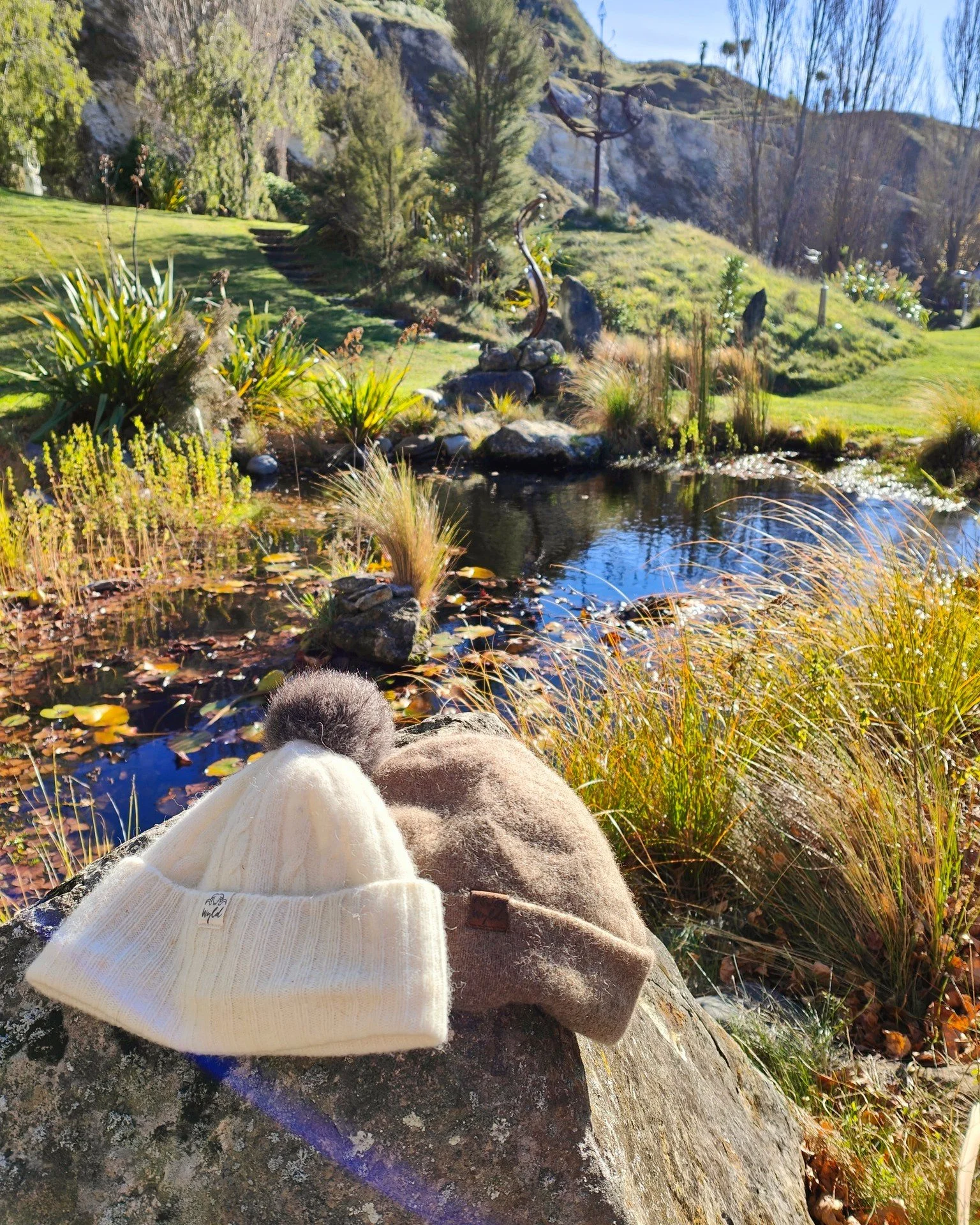 Still water. Cool breeze.
The Bohepe Cosy Hat and Ultimate Wyld Hat &mdash; quietly Wyld by nature.

#WyldWool #Bohepe #UltimateWyldHat #NZMade #SlowMade