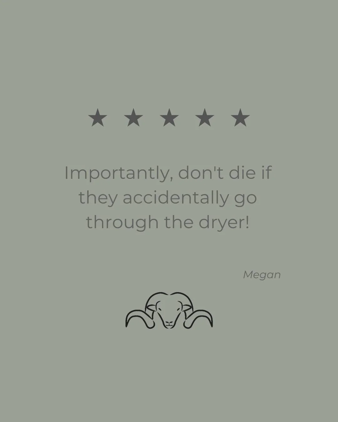 "These are really great socks. Not too tight around the top but stay up, wear really well and, importantly, don't die if they accidentally go through the dryer! 🤣 My go to winter sock."

Thanks, Megan, for your review of our Wyld Casual So