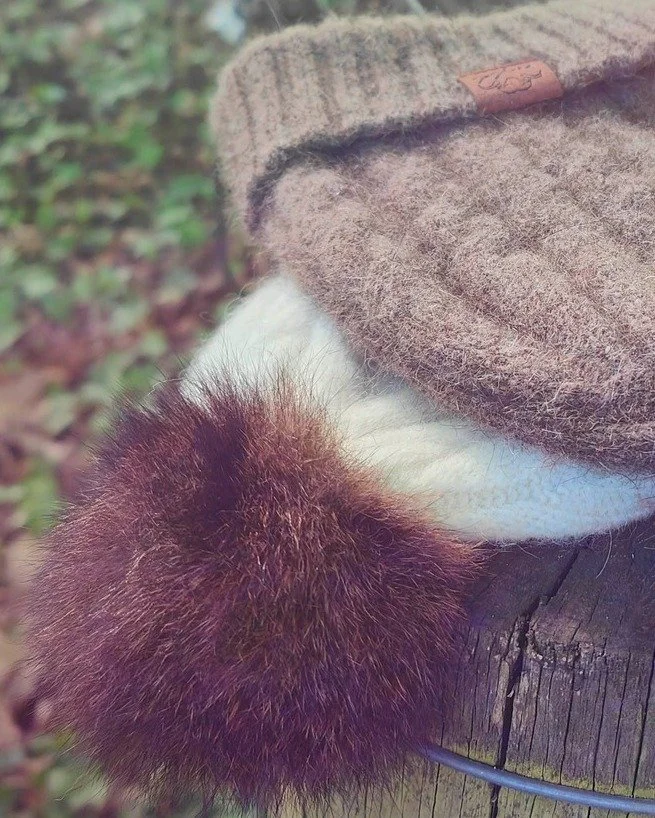 More pom pom love. You can't beat a Cosy hat!