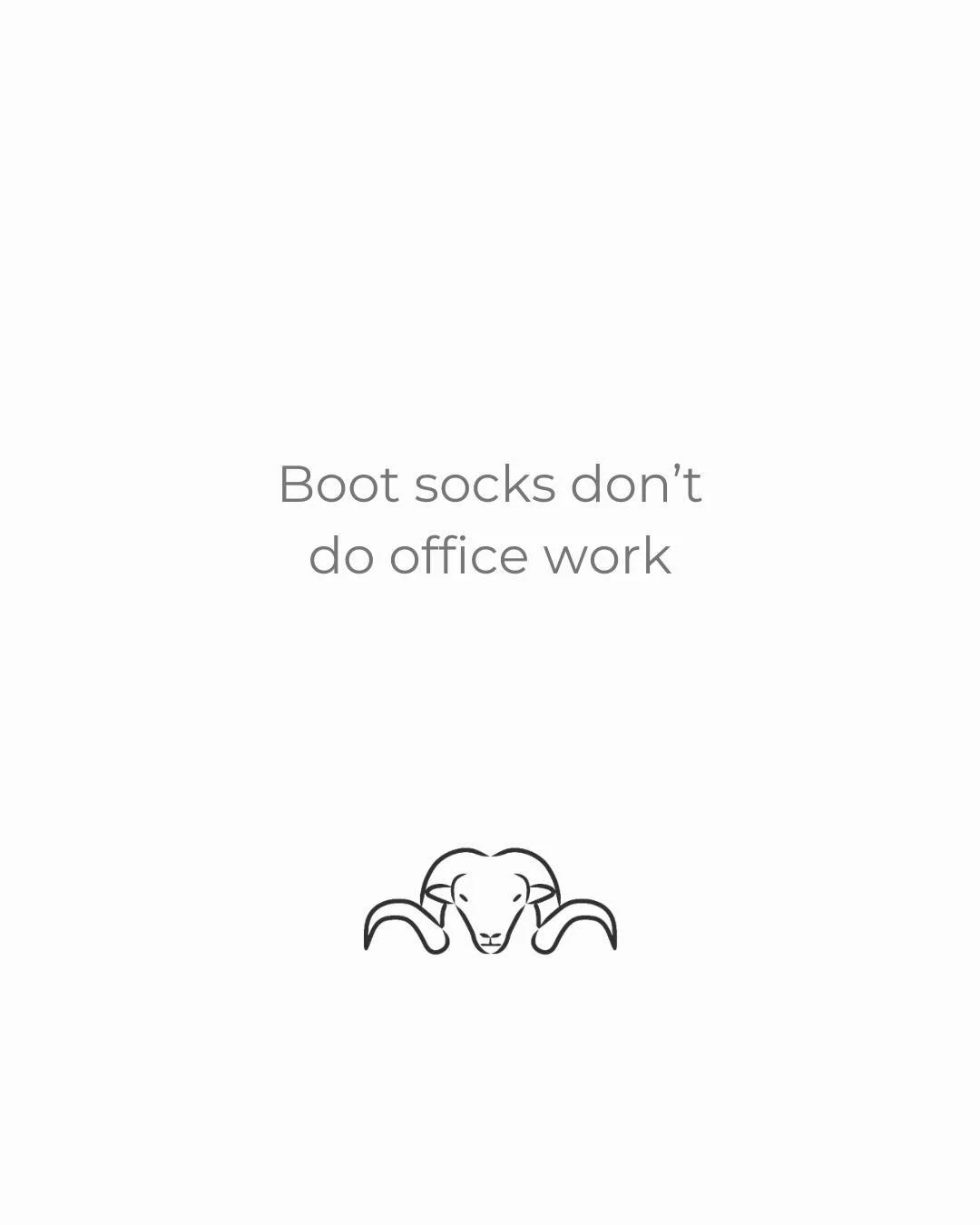 Swipe for a comparison.
Our boot socks are heavier, warmer, and built for long days in boots - think work, tramping, and cold conditions.

Our casual socks are lighter, breathable, and made for everyday wear in shoes or sneakers.

Same natural fibres