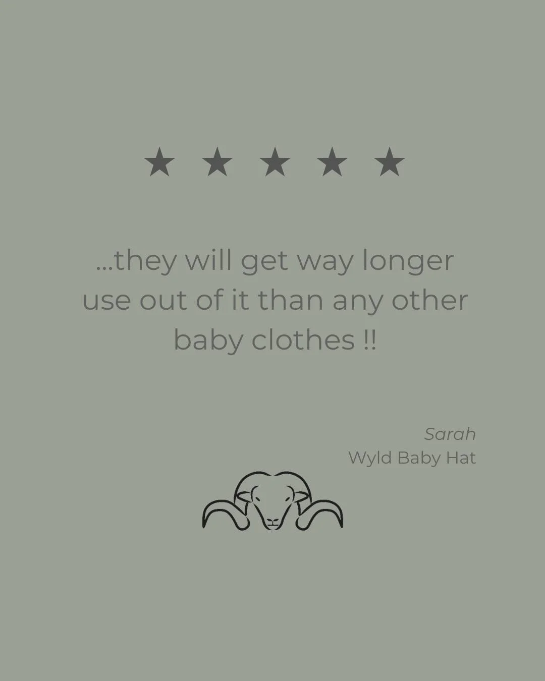 ⭐⭐⭐⭐⭐
These little Wyld Baby / Child hats are fantastic !! 

I bought the first one as a gift for my daughter's friend who had just had a baby girl. She has been wearing it for close to a year now and still looks as cute as a button in it !!

I recen
