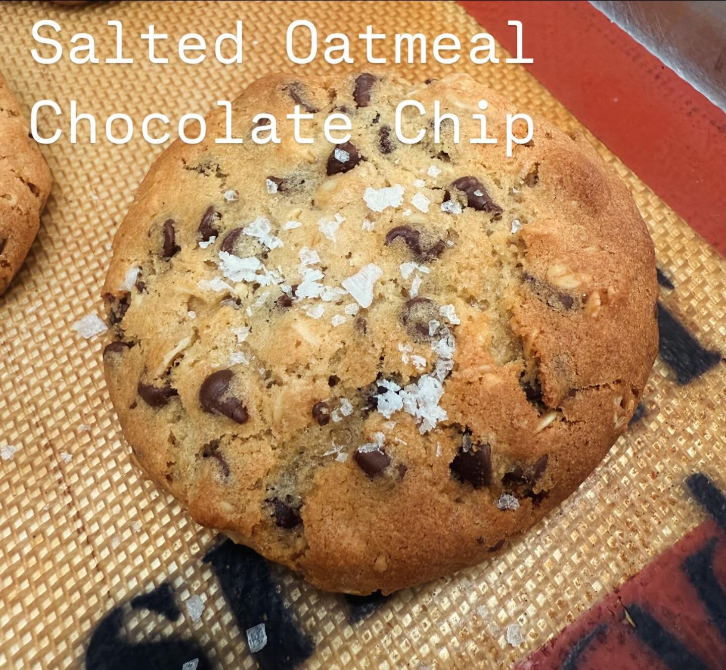 We heard you were missing something from your childhood…. So we made Oatmeal Cookies for you! #yourhappyplace #happycookies #thickandchewy #yettender #happiernow #happyluncheonette #maldon