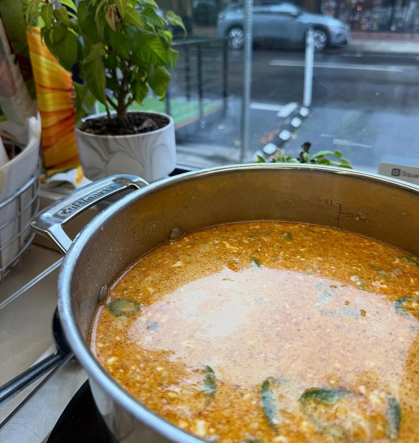 Rainy Days&hellip;. Chicken Jalape&ntilde;o Popper SOUP! Come get warmed up&hellip; more seating inside today.