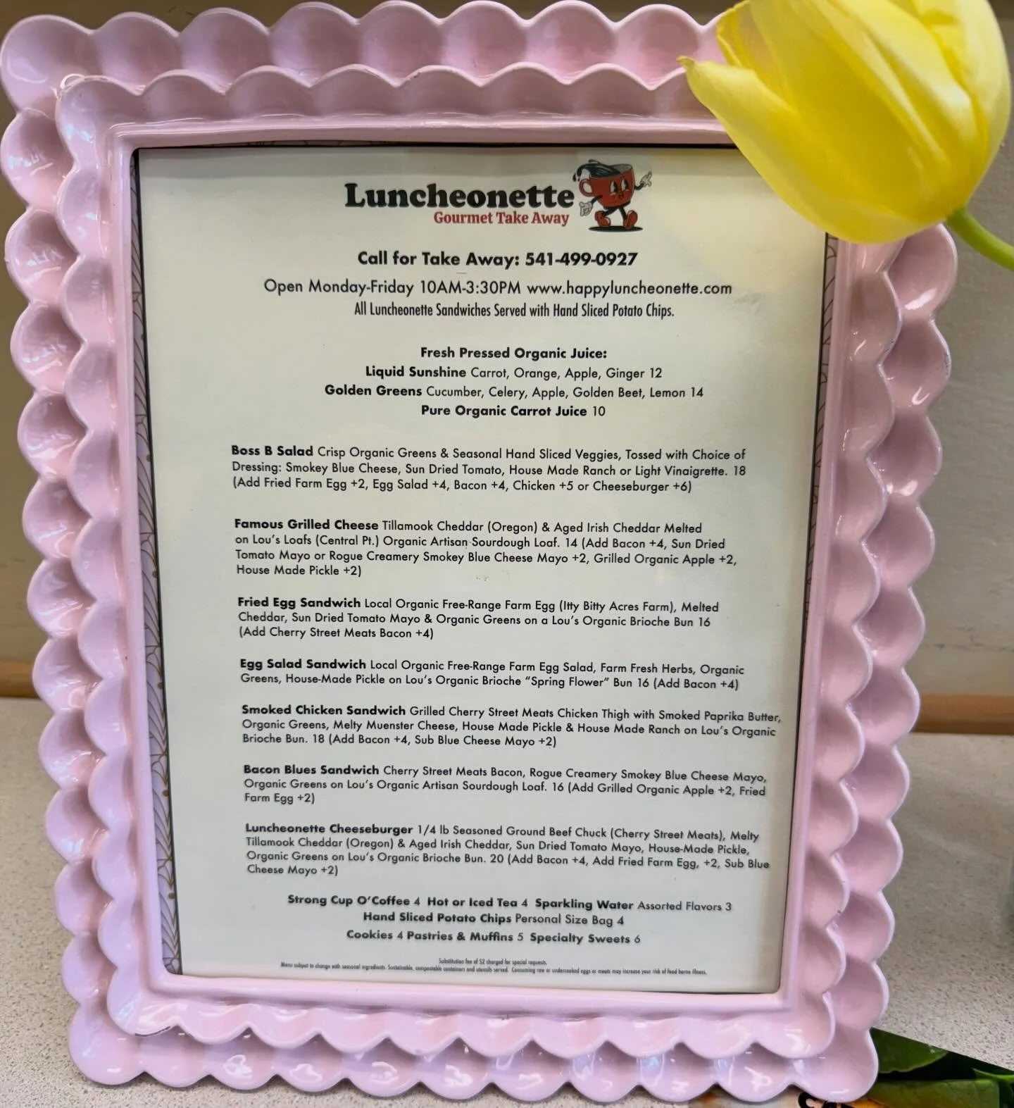 Zoom in&hellip; for lunch! #springhassprung #happymonday #happynewmenu #happyluncheonette