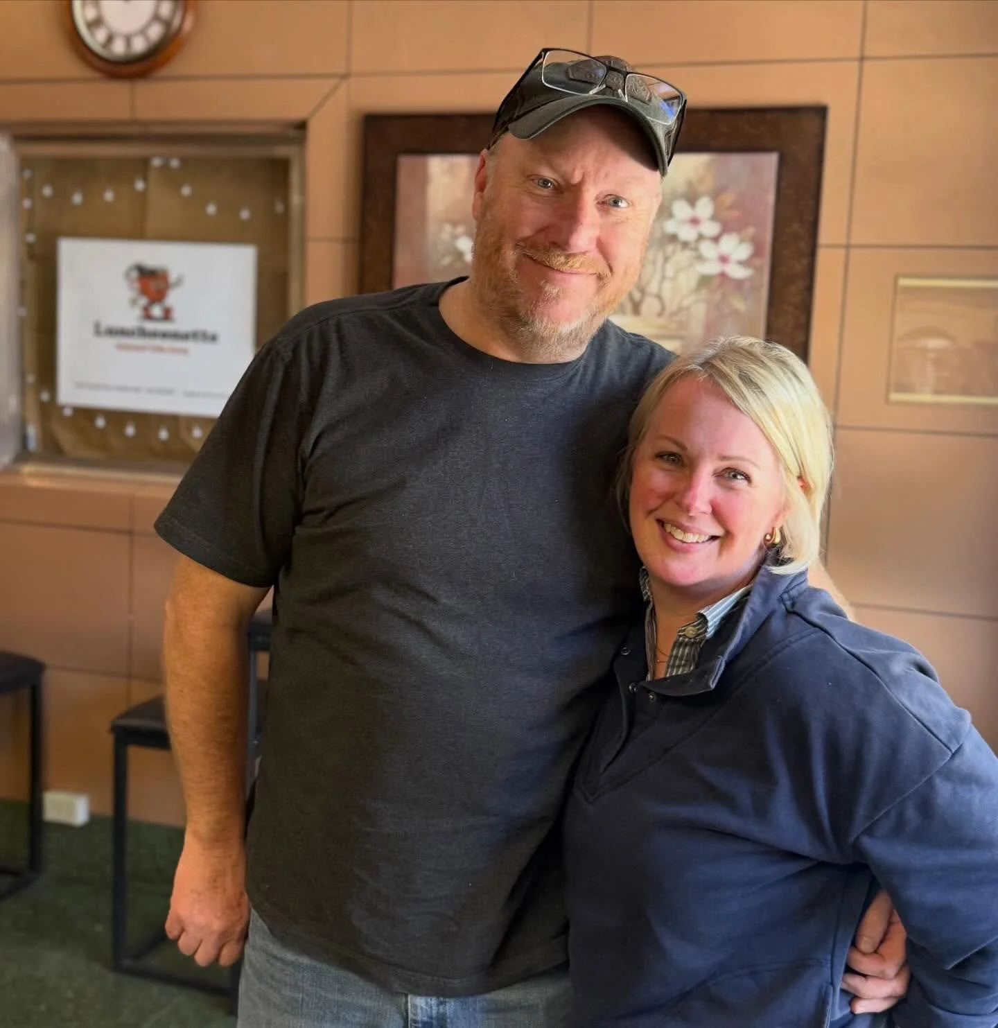 Cory and Heidi on their annual trip to Luncheonette!! Thanks for coming all the way from California to see us!! Happy Birthday Cory! Have a great trip. 😎