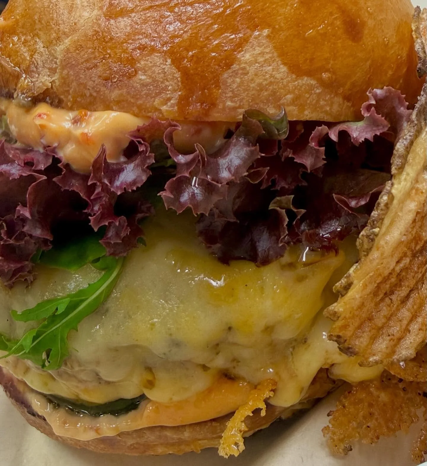 Did you think we were kidding?!! Now this is a (better) BUTTER BURGER. #cheeseburgerday #localsourced @delicious