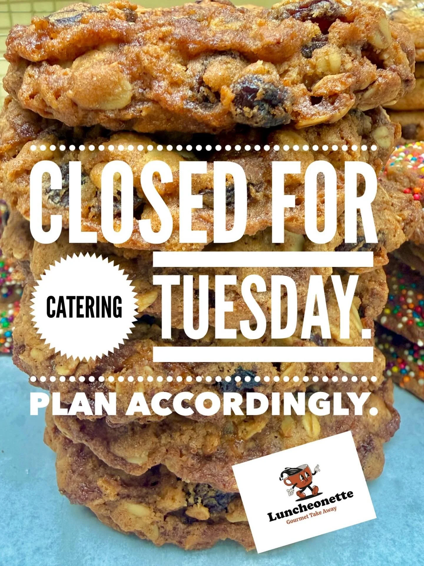 We are so GRATEFUL to get to feed big groups, doing important work.
Thank you for considering Luncheonette for your next big meeting! People do better work and make better decisions after being fed the good stuff. #powermove #brainfood #moversandshak