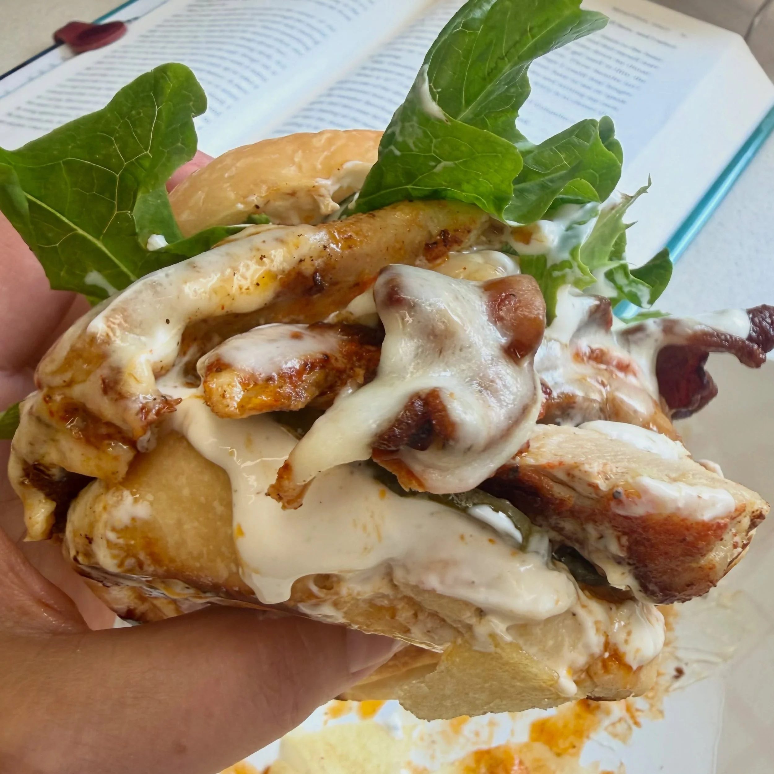 Slow day at the salt mines&hellip;. Let&rsquo;s see what all the fuss is about. #omfg #thissandwichiseverything #fafo #localorganicdelicious #downtownmedford