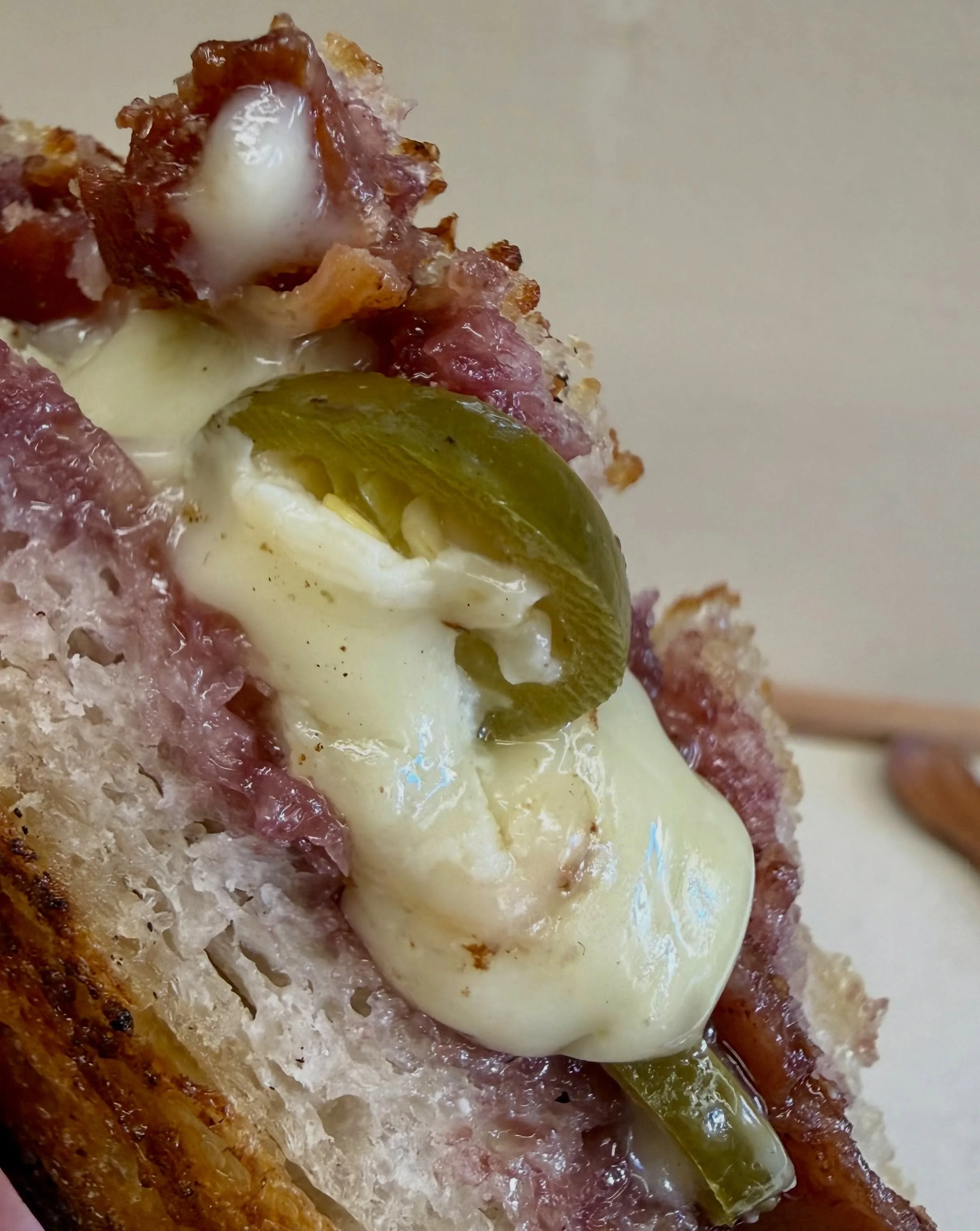 Today&rsquo;s special in collab for #downtownrestaurantweek Triple B with @ittybittyacresfarm pickled jalapeno!