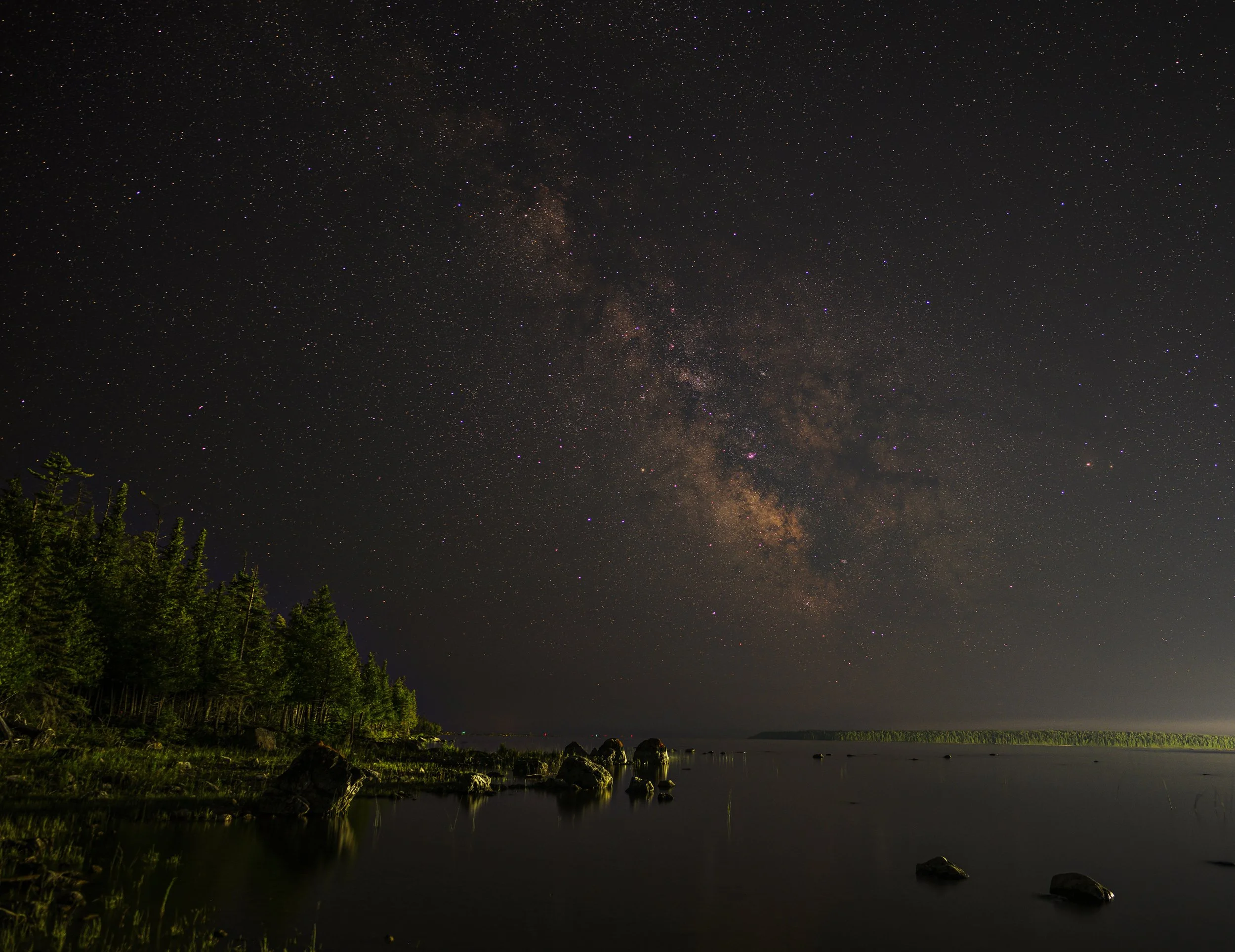 Milky Way over the Great Lakes