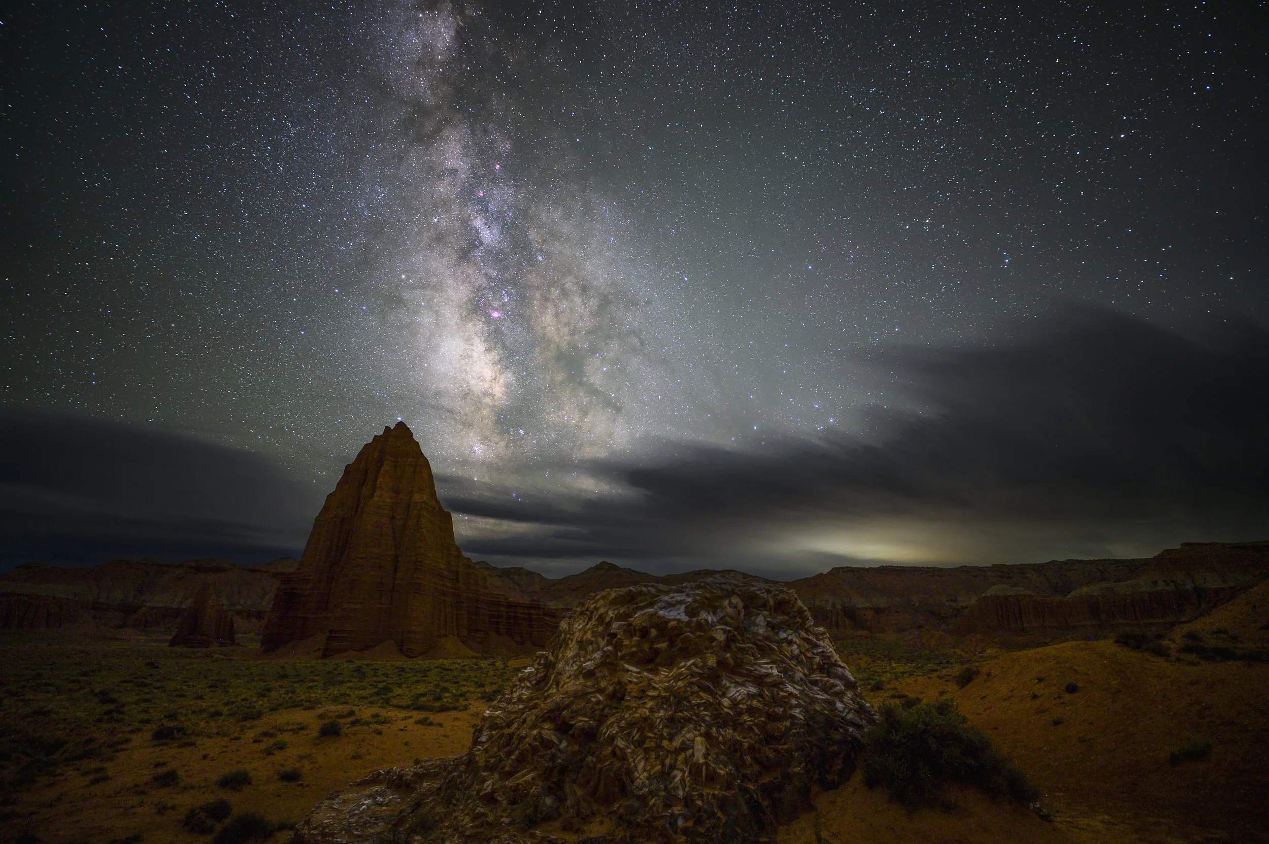 Temple of the Sun Milky Way – Cathedral Valley, Capitol Reef