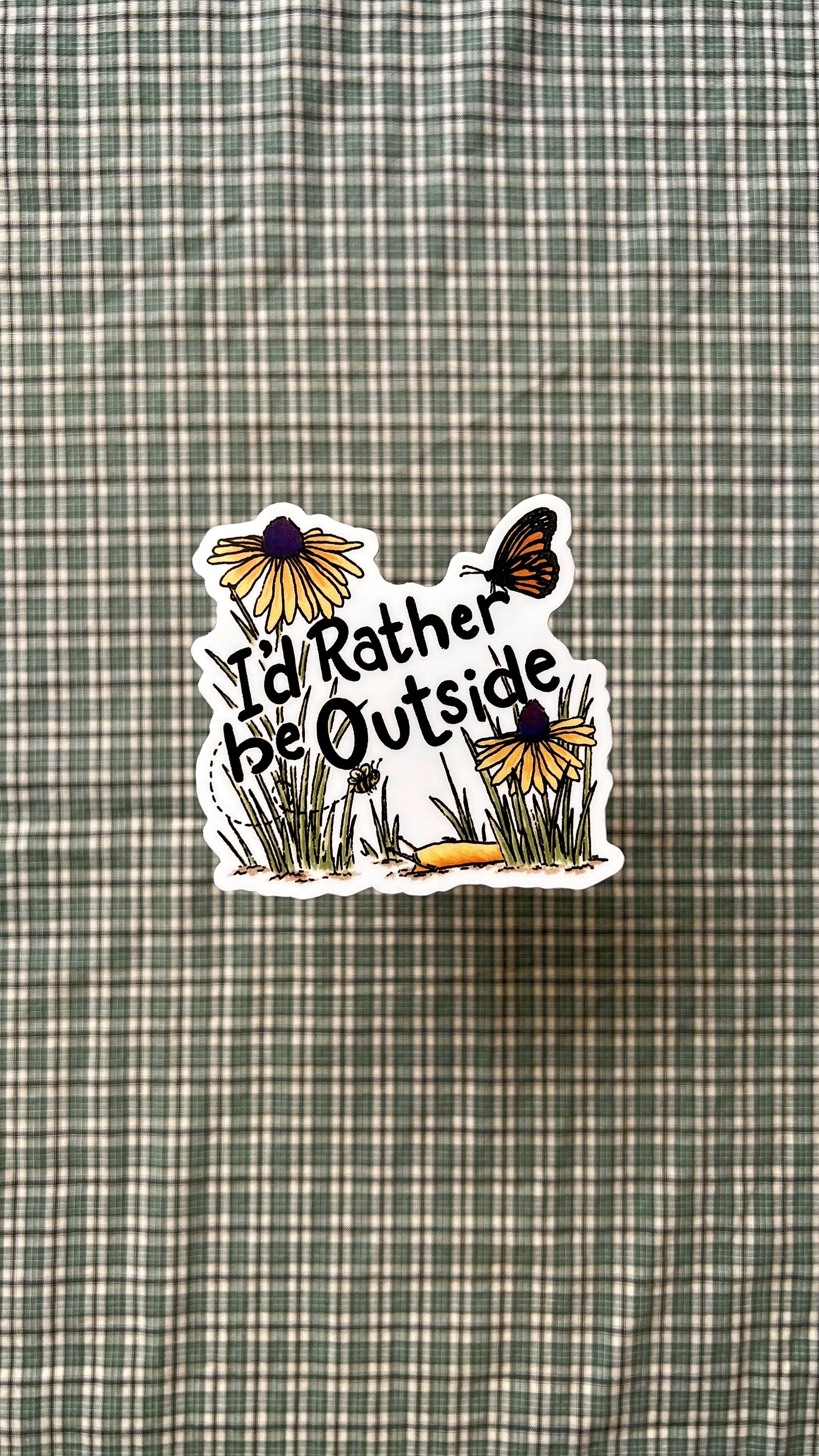 I'd Rather Be Outside Sticker