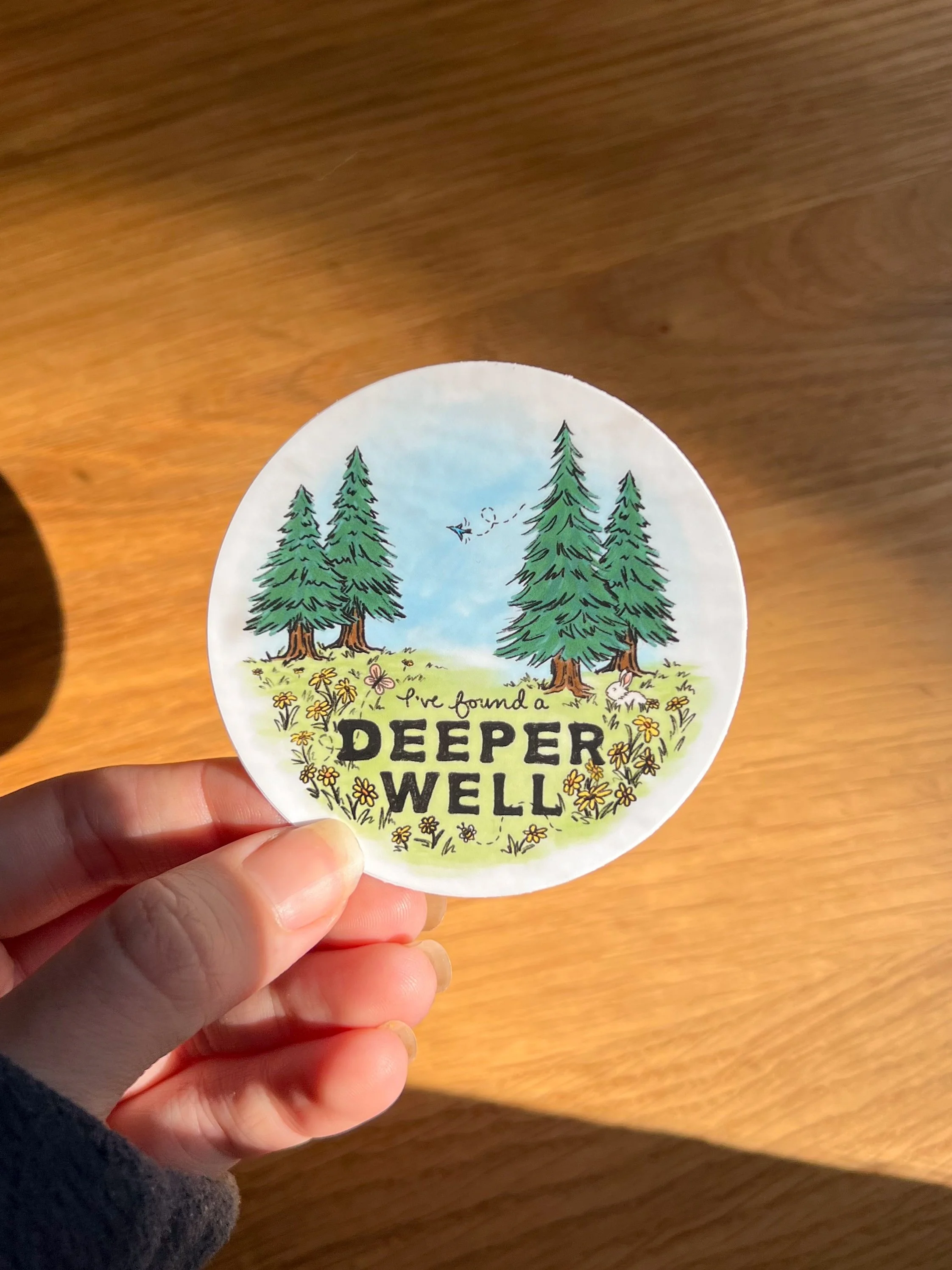 Deeper Well Sticker