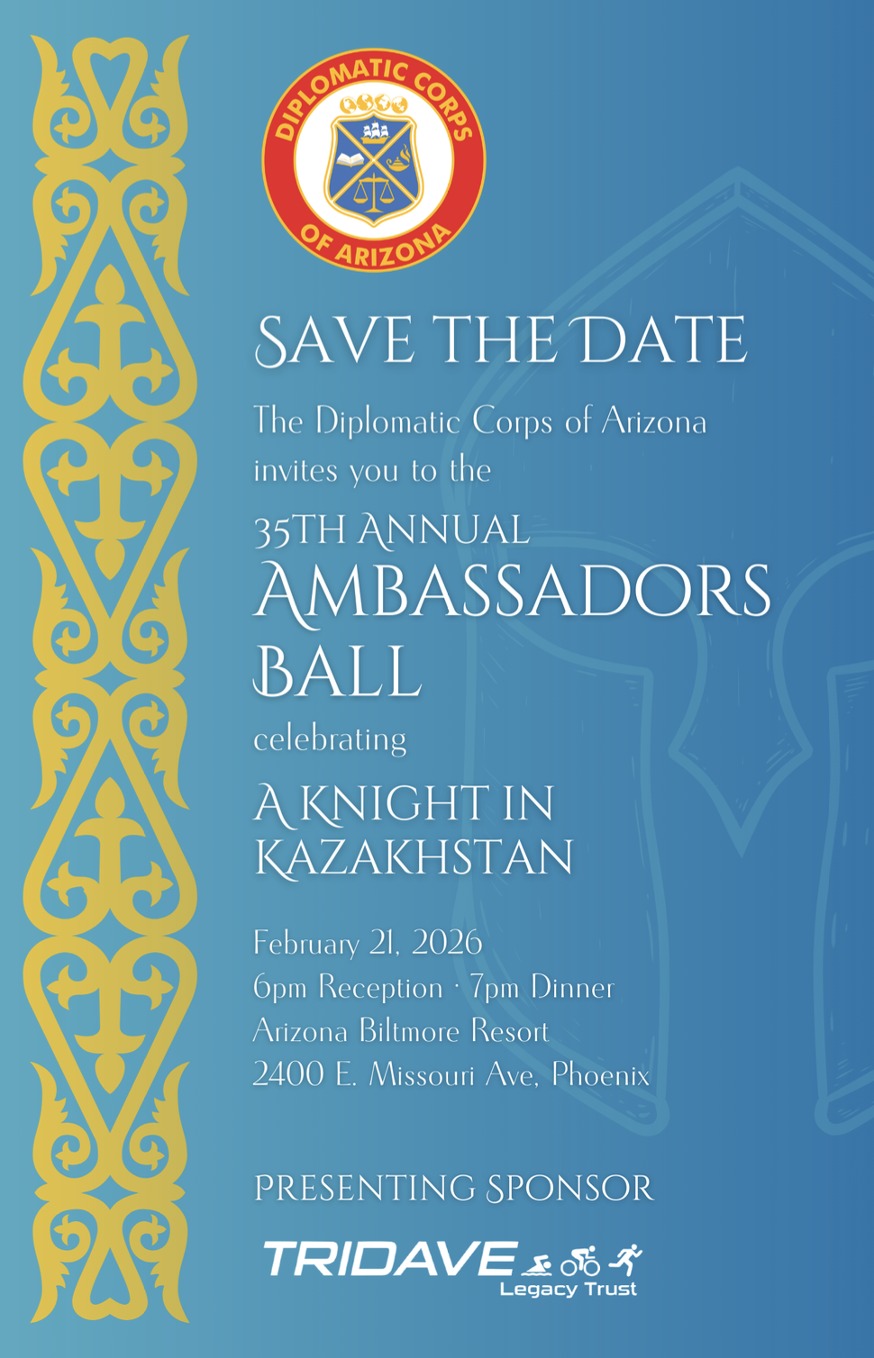 The Diplomatic Corps of Arizona’s 35th Annual Ambassadors Ball: A Night in Kazakhstan