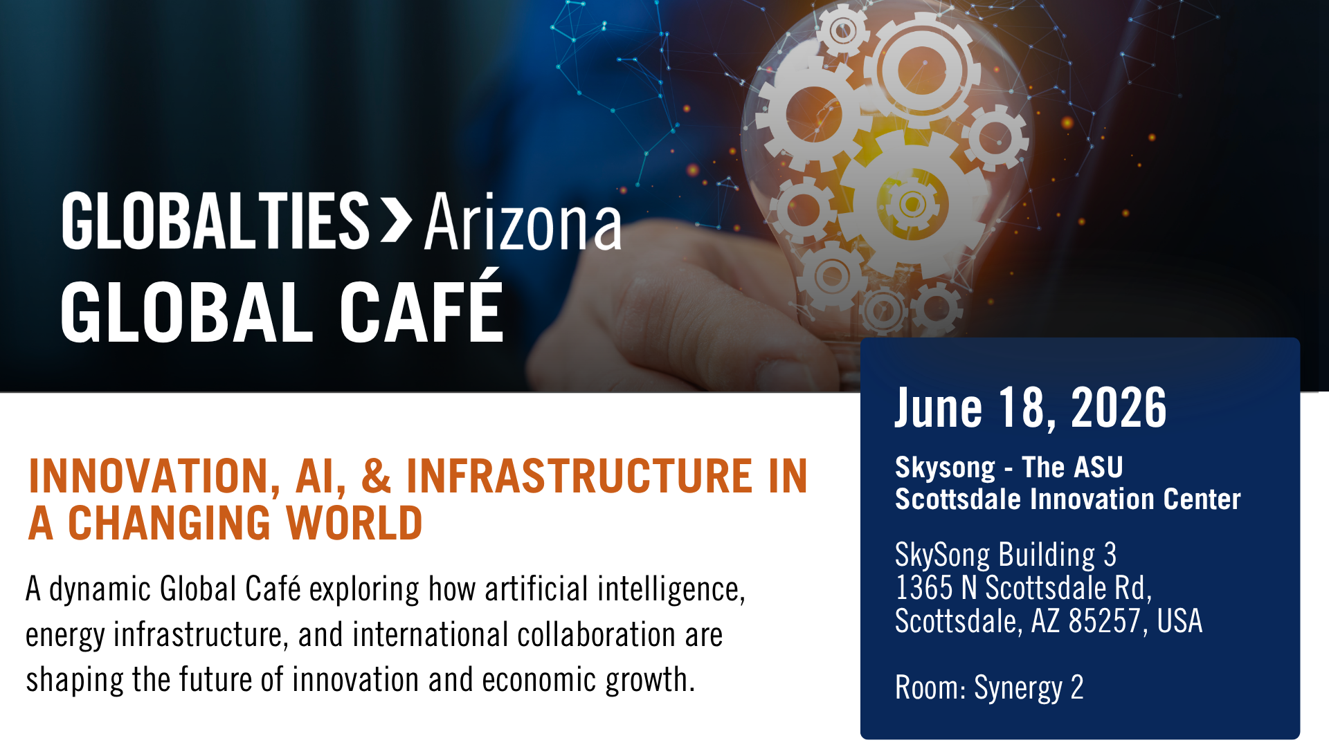 Global Café: Innovation, AI, and Infrastructure in a Changing World
