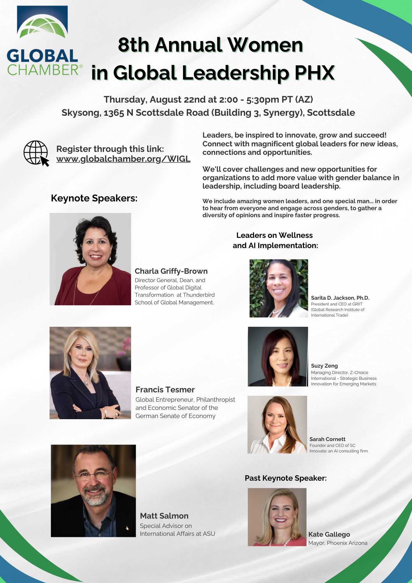 8TH ANNUAL WOMEN IN GLOBAL LEADERSHIP PHX — Global Ties AZ