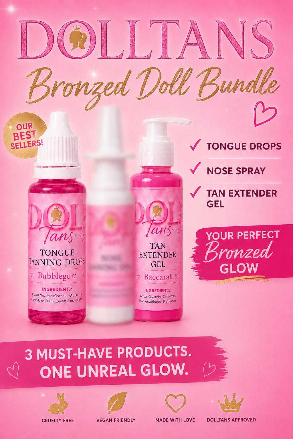 Bronzed Doll Bundle