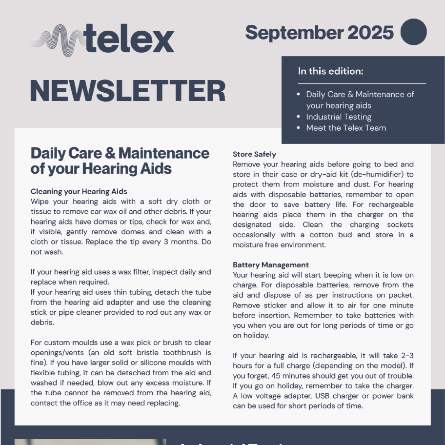 Daily Care to Workplace Safety - September 2025