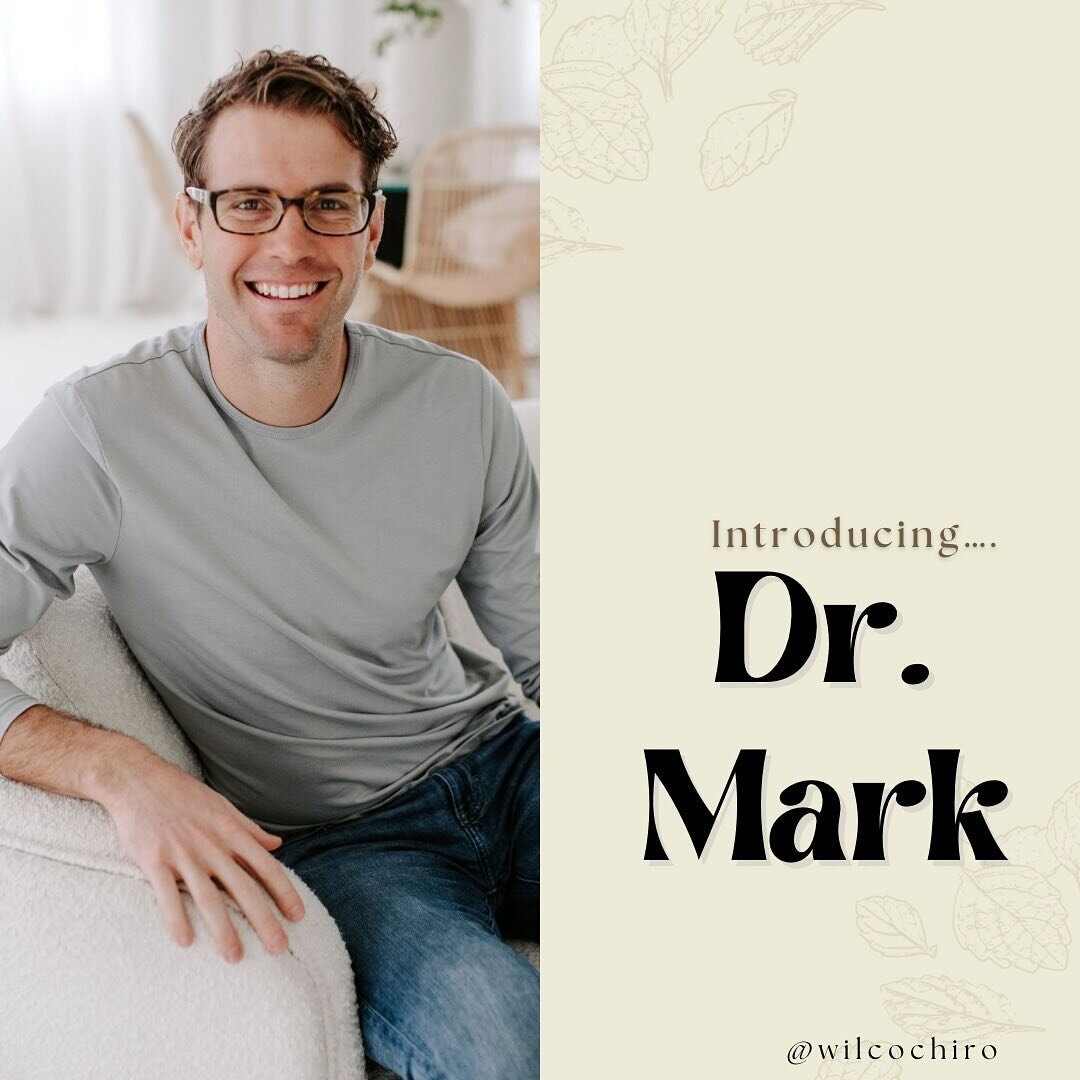 Meet our providers! 

Dr. Mark joined our practice in 2019. He brings diversity in our treatments we have at the office. He specializes in movement and rehabilitation. While still supporting nutrition for proper healing through chiropractic care. 💪?