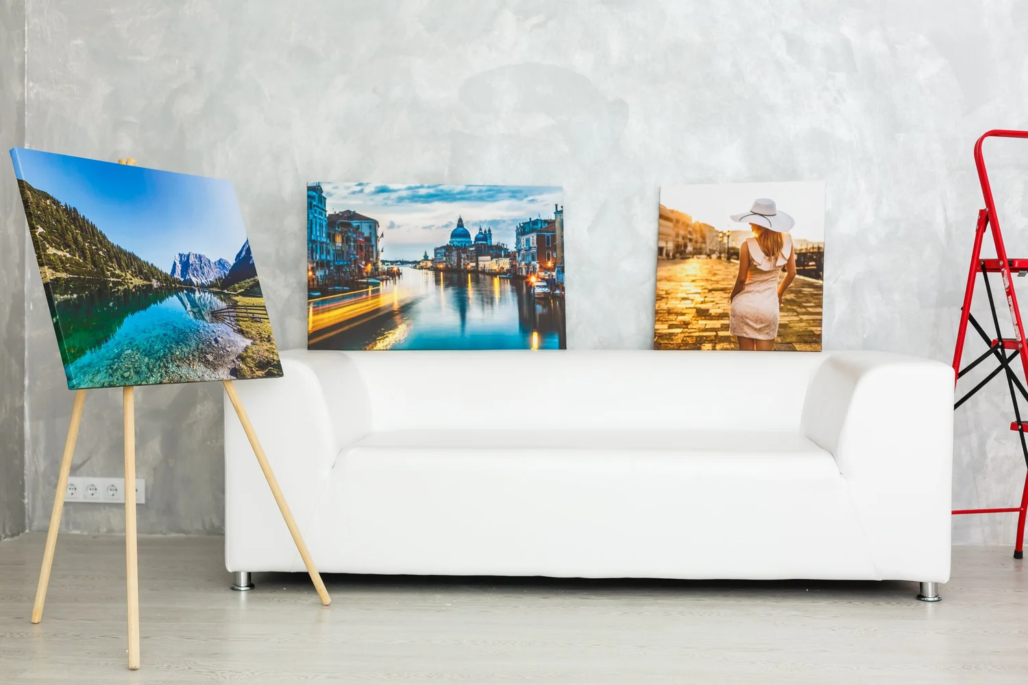 Choosing print sizes at the counter