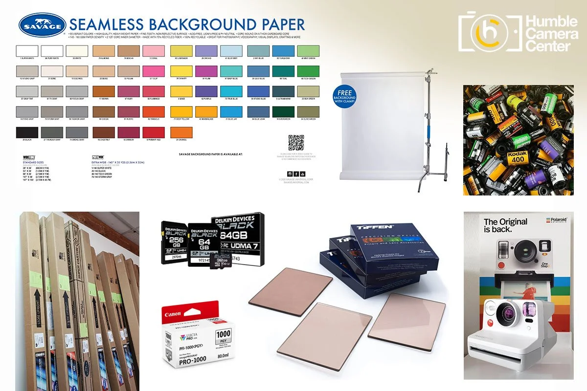 Photography accessories at Humble Camera