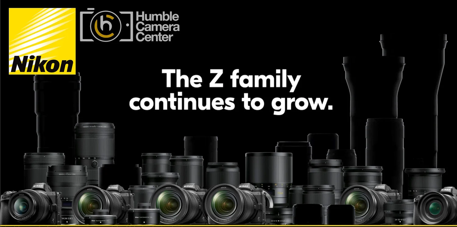 Nikon cameras at Humble Camera