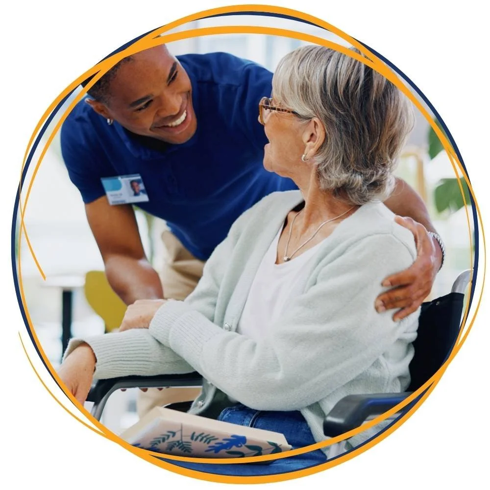 male support worker caring for senior in Mid North Coast, support at home provider mid north coast, support for seniors in Forster, Care Provider Tuncurry, Home Care in Taree