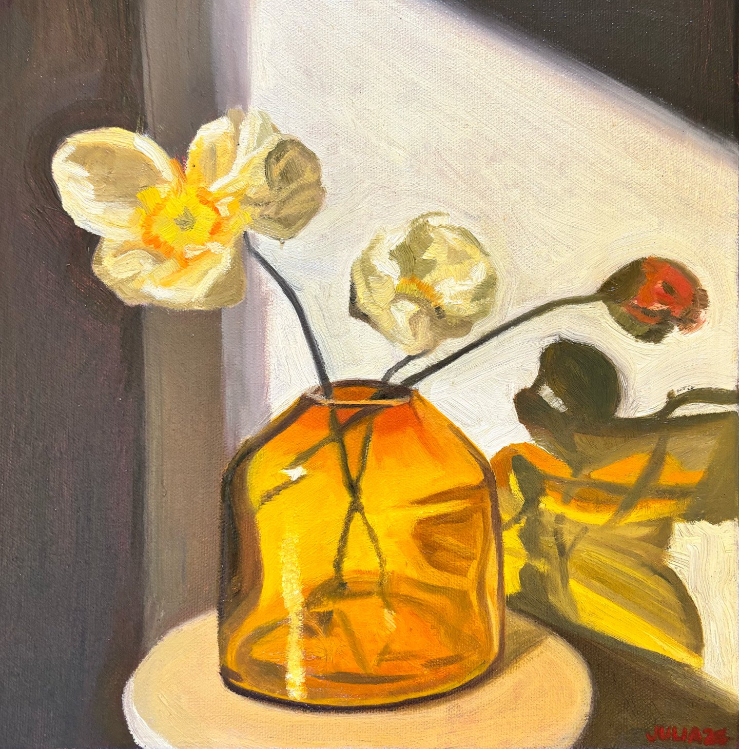'Contemplation - Orange'