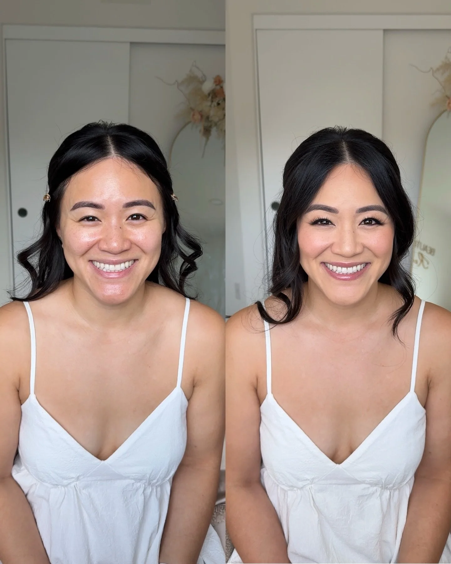 Some before and after photos of my beautiful brides that requested my soft natural glam look (or even more natural) 😍
Do you prefer soft and natural or full glam?