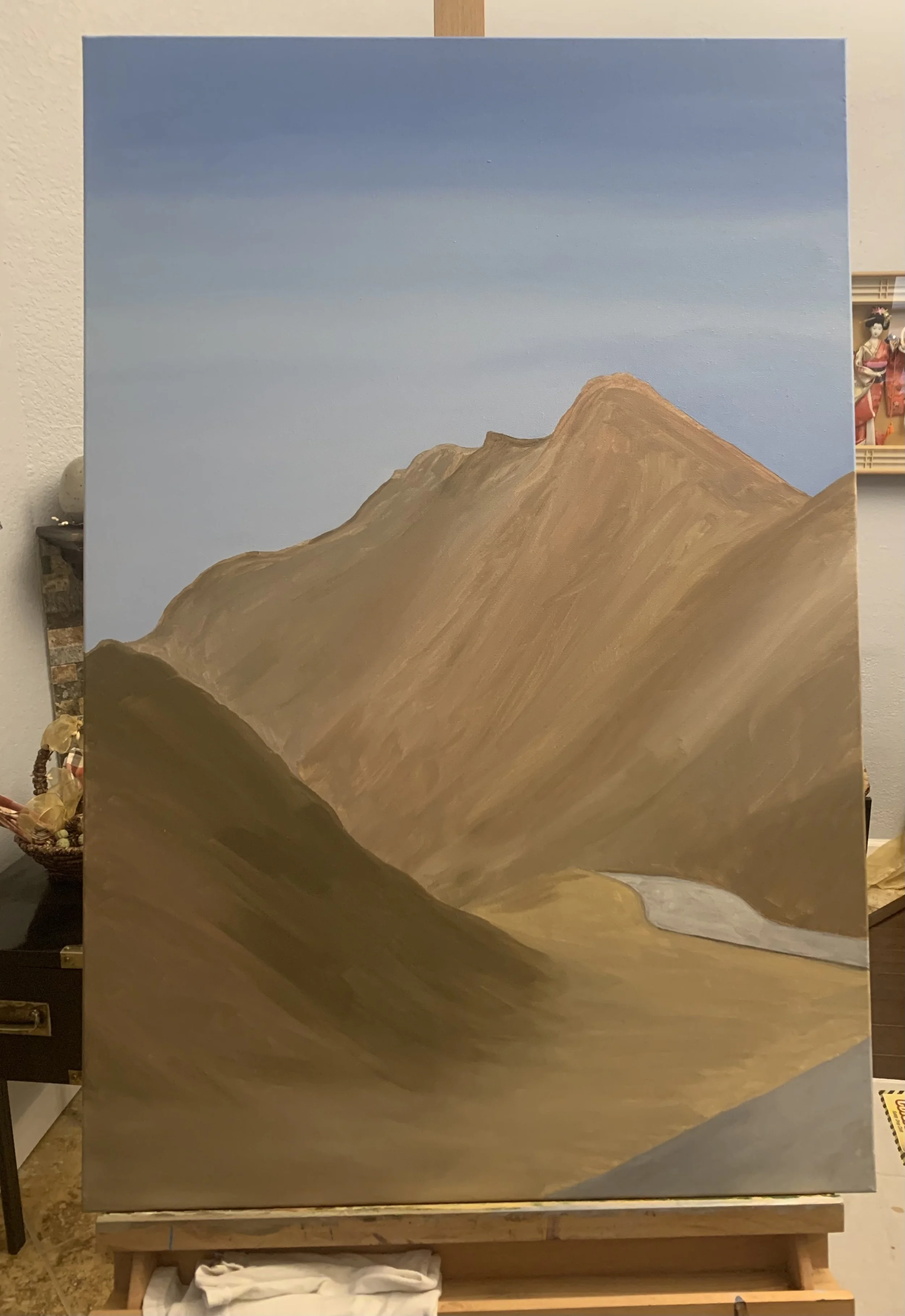 Adding the base color and the road details.