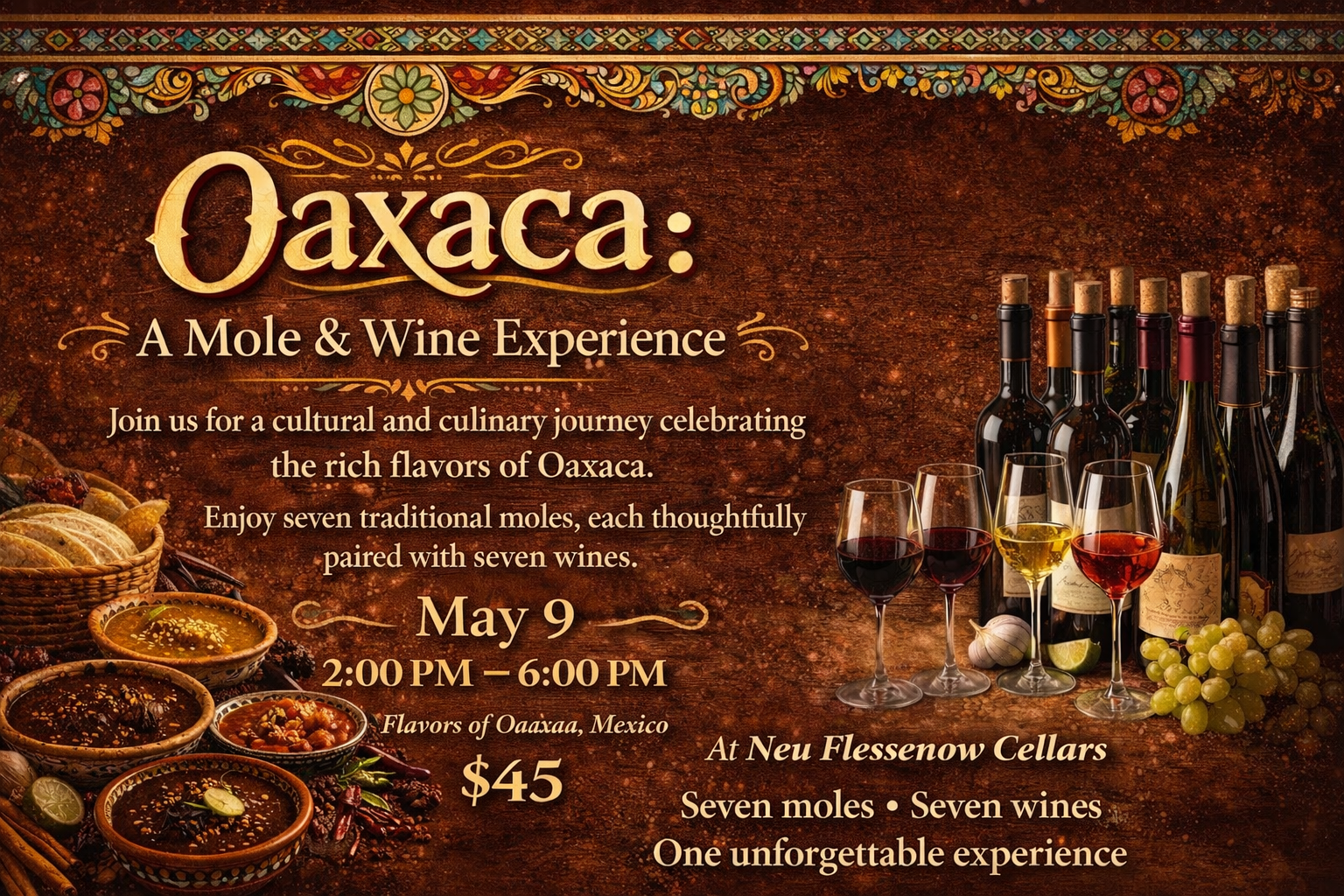 Oaxaca Mole & Wine Experience