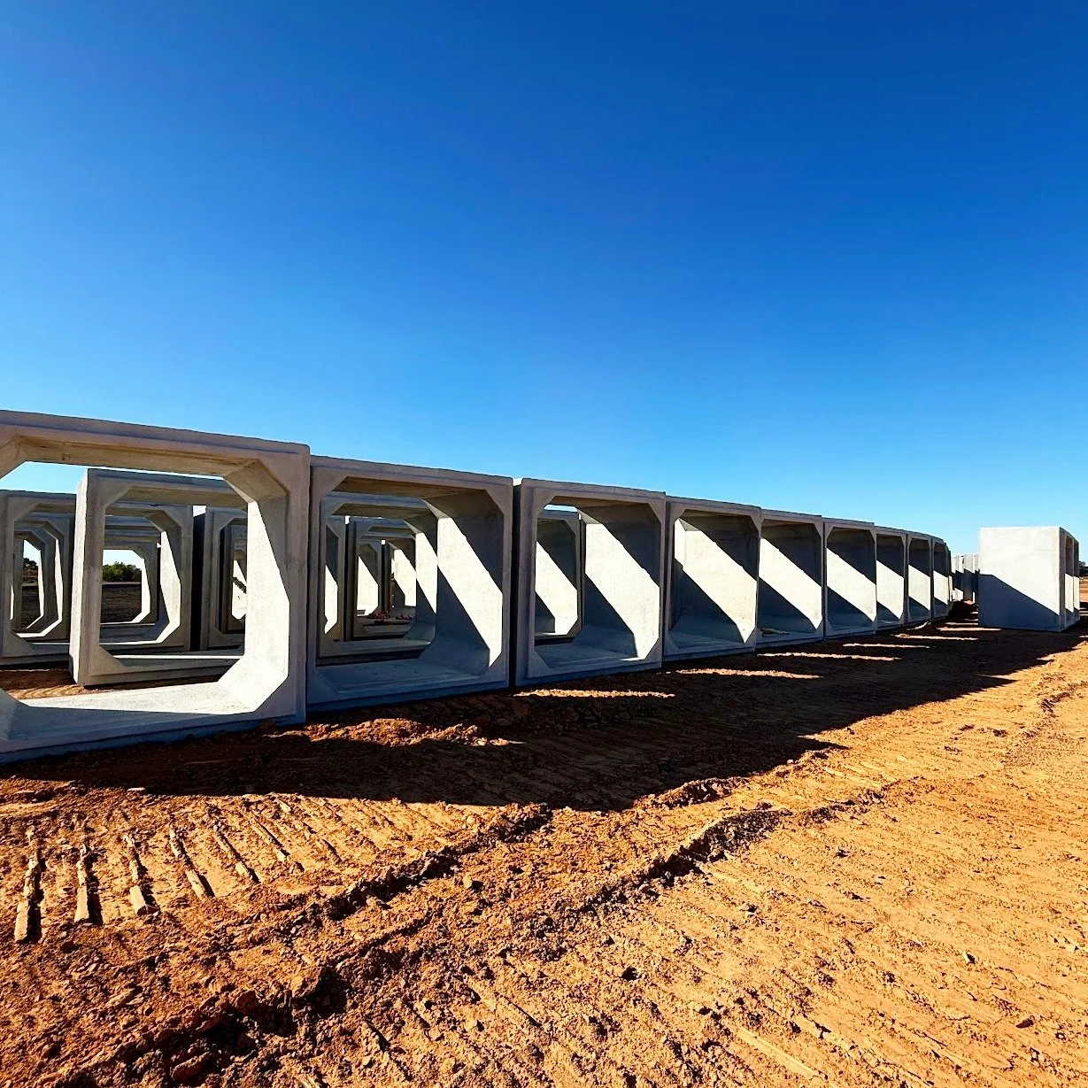 Storm drainage materials lined up and ready for installation.

#canopyengineering #canopyconstruction #landdevelopment #civilengineering #infrastructure