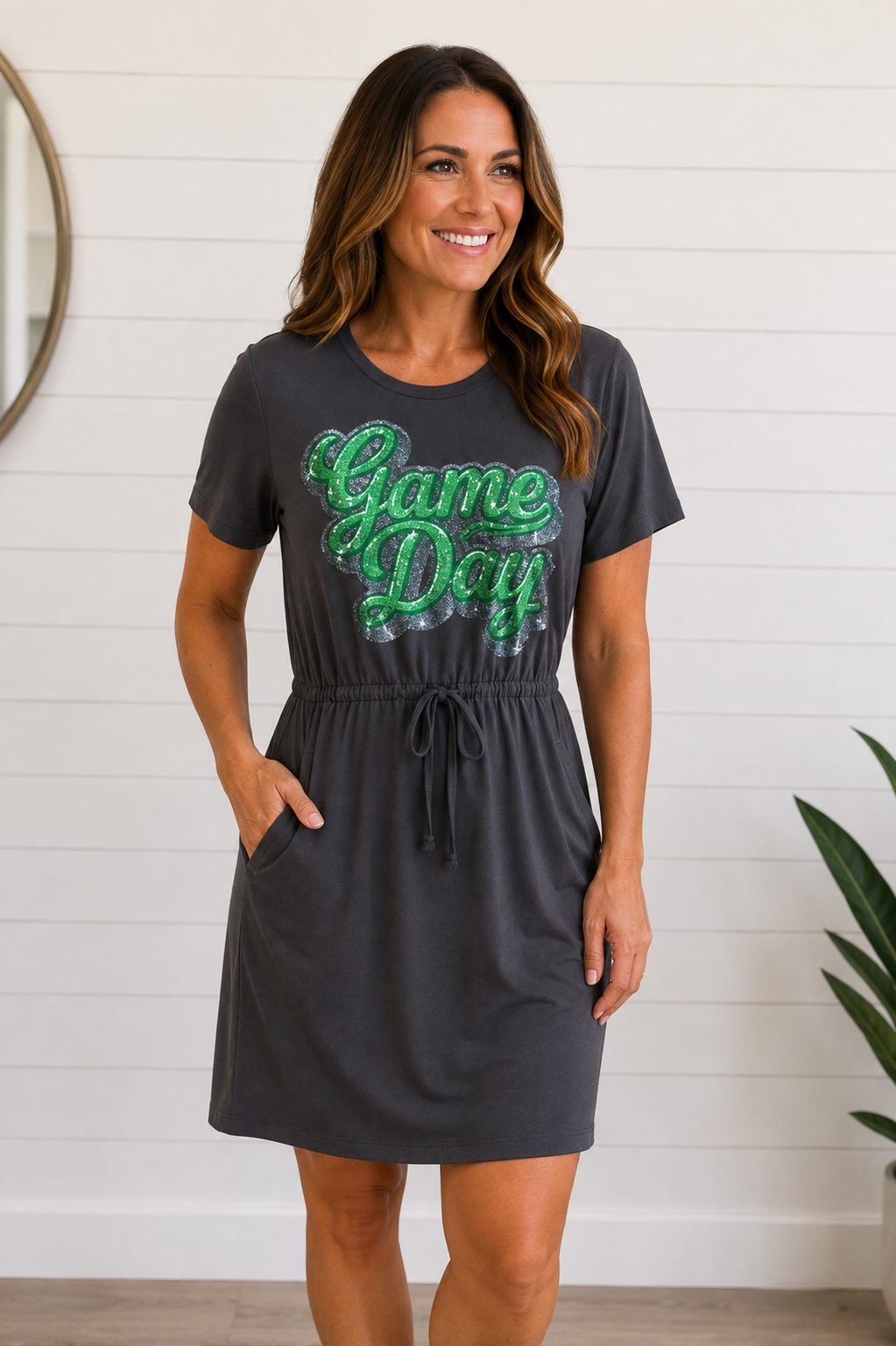 2526 Women’s Black Game Day Dress