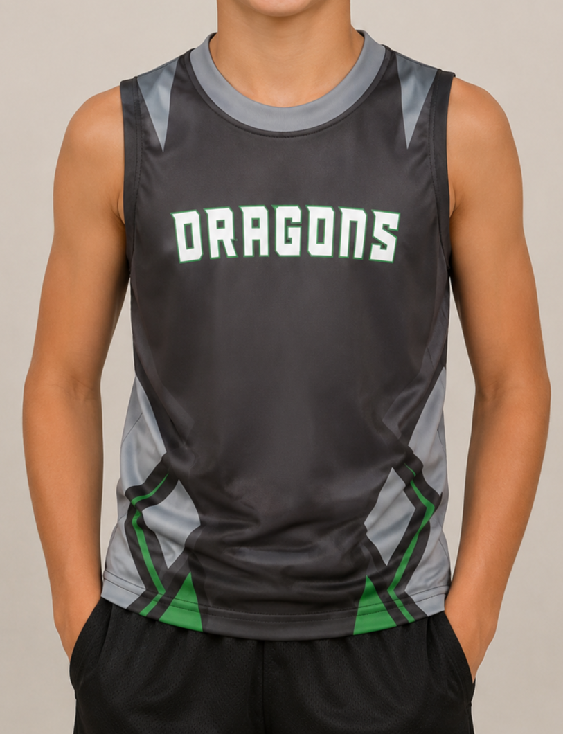 2120 Youth Boys Sleeveless Compression Top