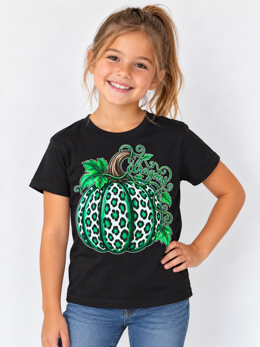 Black pumpkin youth tee 1 of 2.png